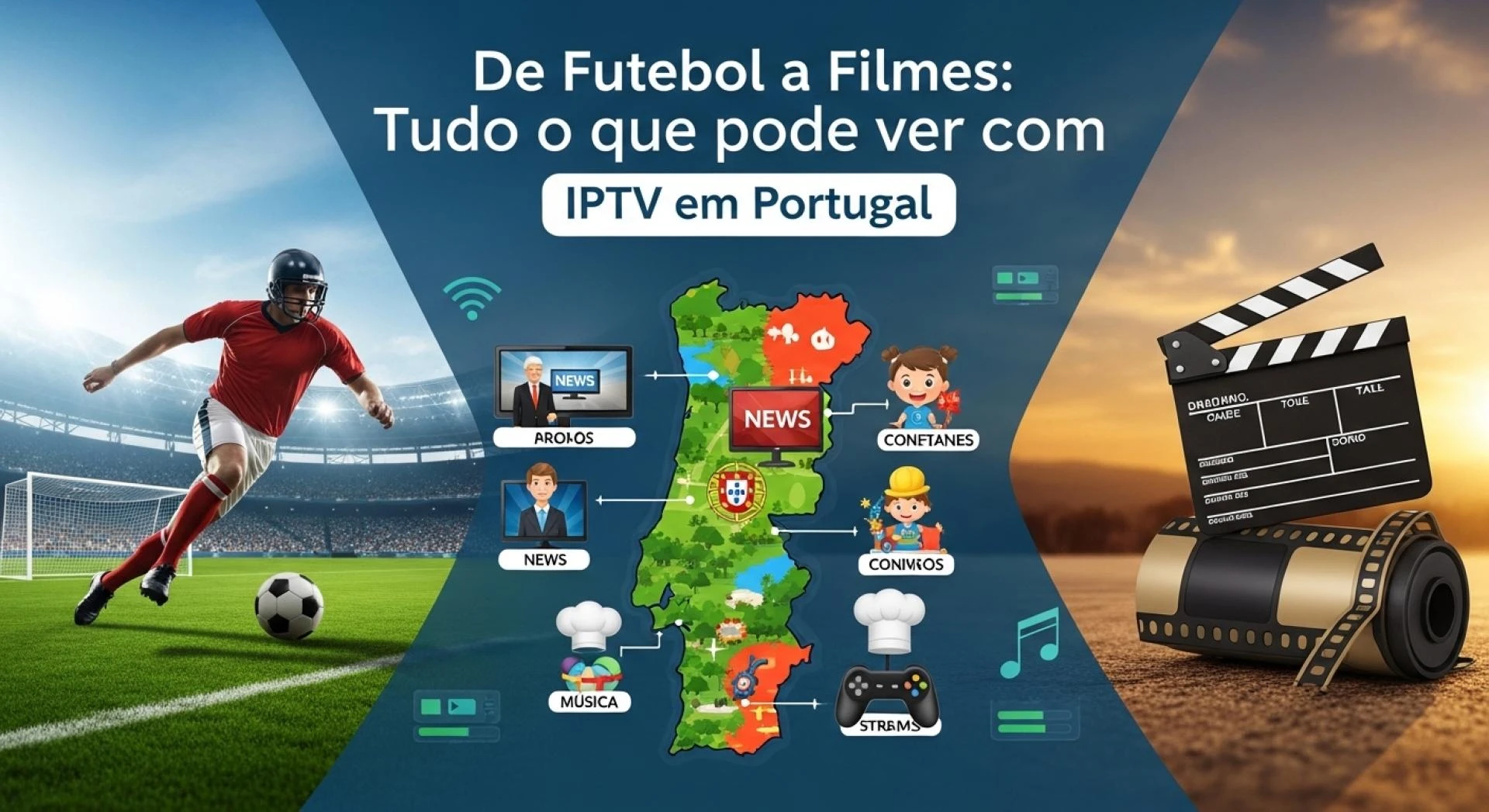 Do Futebol aos Filmes: Tudo o Que Pode Ver com IPTV em Portugal