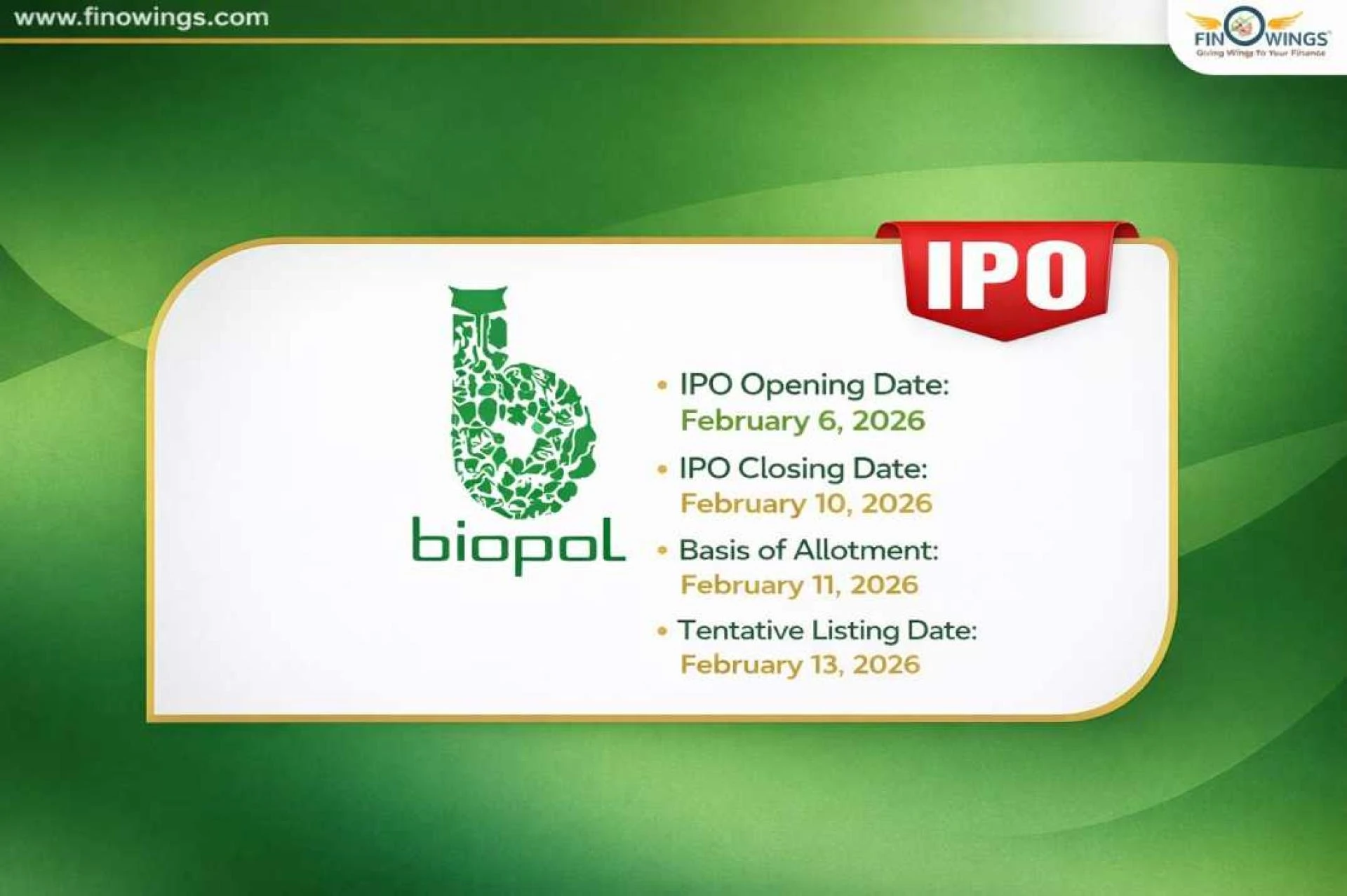 Biopol Chemicals IPO GMP, Price, Date, Allotment & Listing Details – 2026