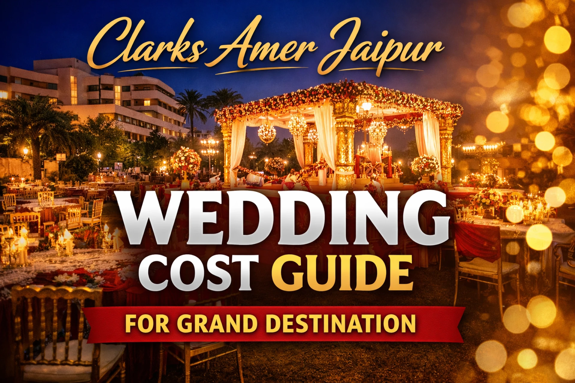 Clarks Amer Jaipur Wedding Cost Guide for Grand Destination