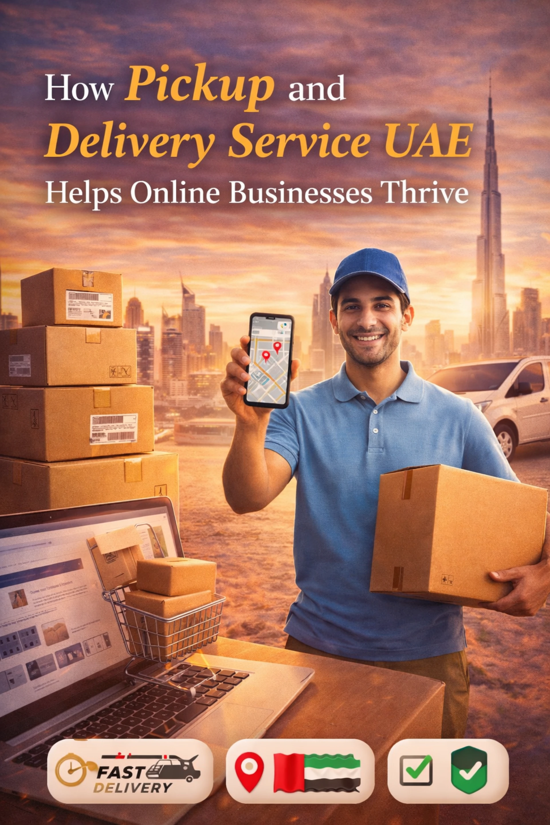 How Pickup and Delivery Service UAE Helps Online Businesses thrive