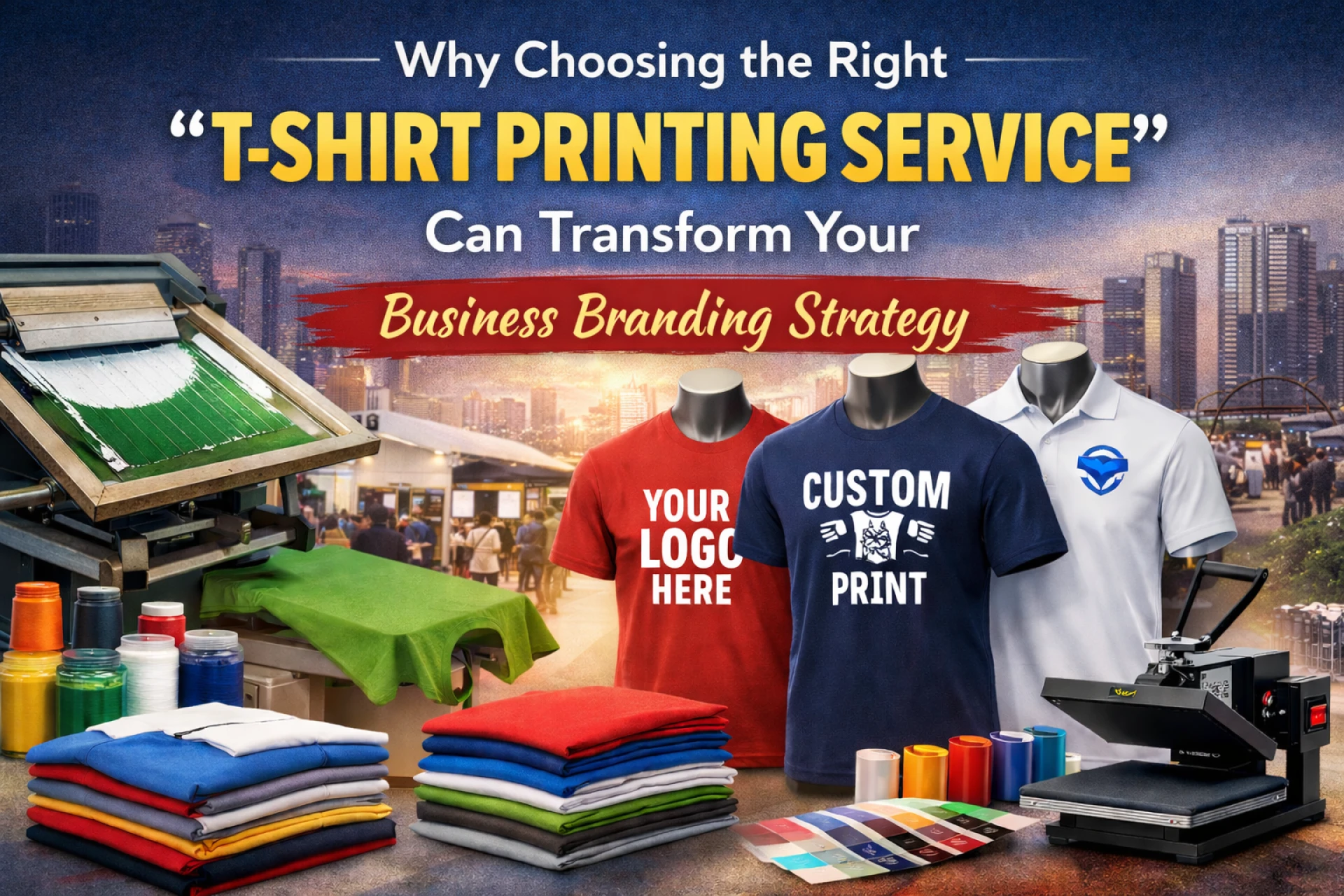 Why Choosing the Right T-Shirt Printing Service Can Transform Your Business Branding Strategy