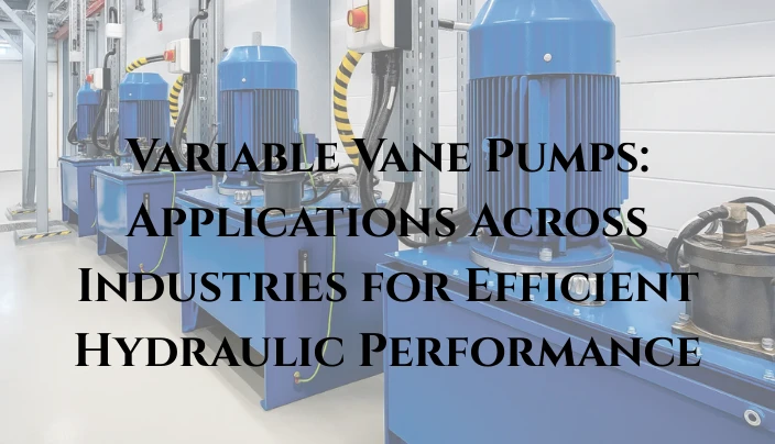 Variable Vane Pumps: Applications Across Industries for Efficient Hydraulic Performance