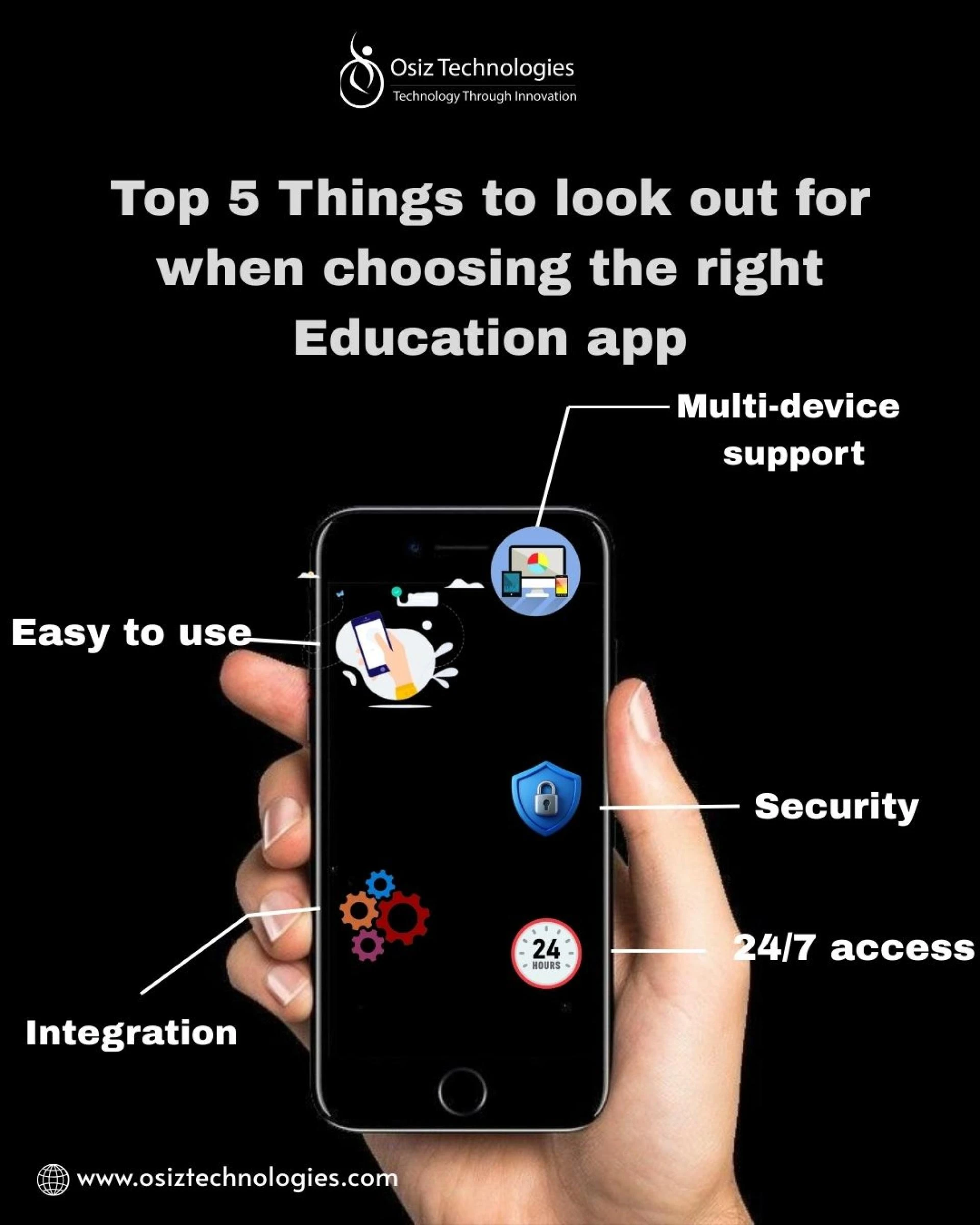 Top 5 things to look out for when choosing the right Education app
