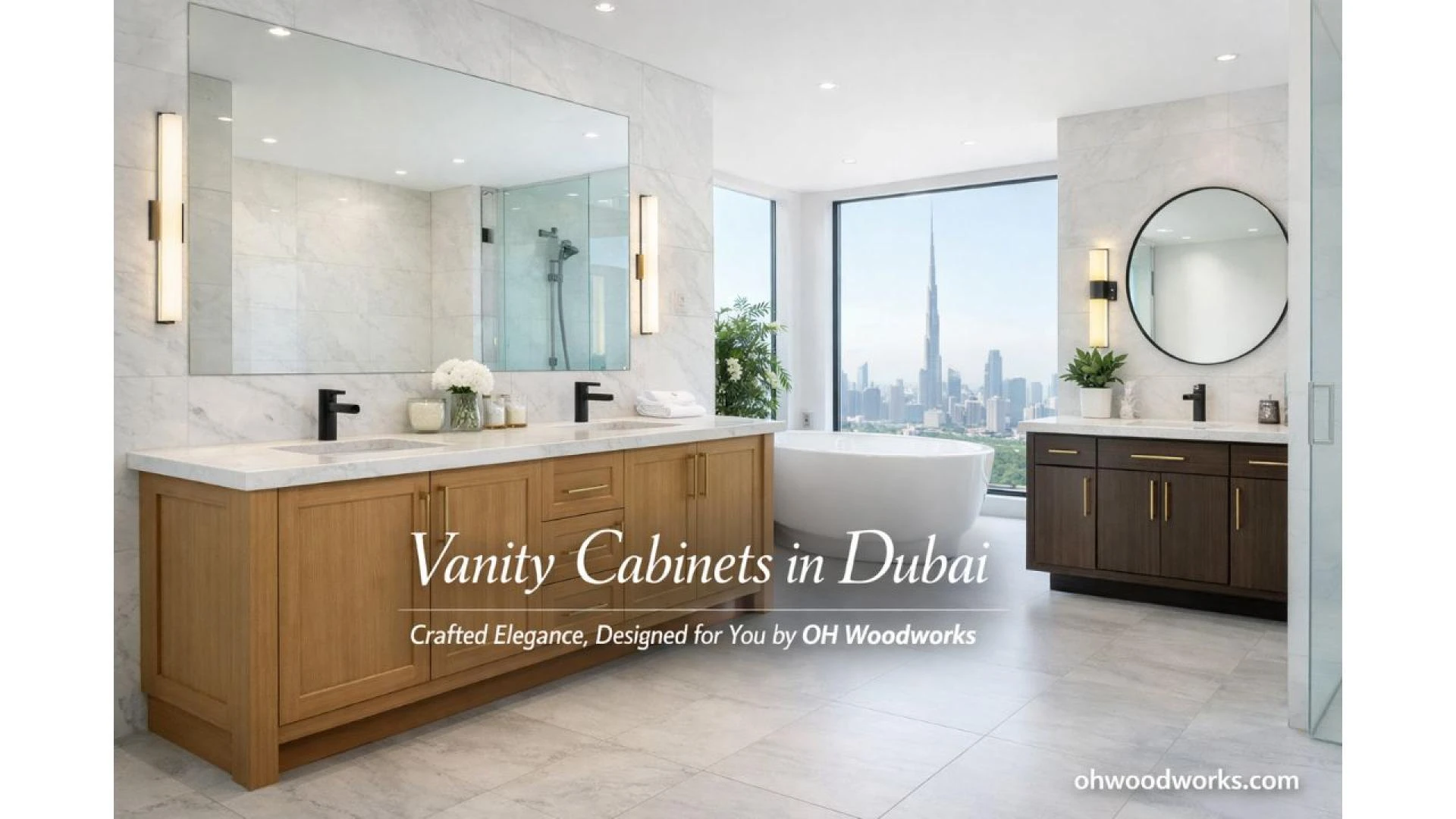 Custom Vanity Cabinets for Sophisticated Homes