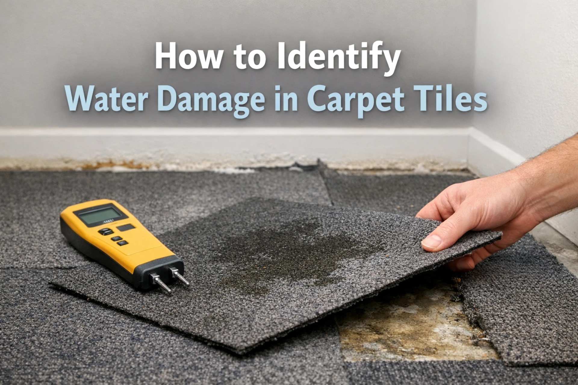 How to Identify Water Damage in Carpet Tiles