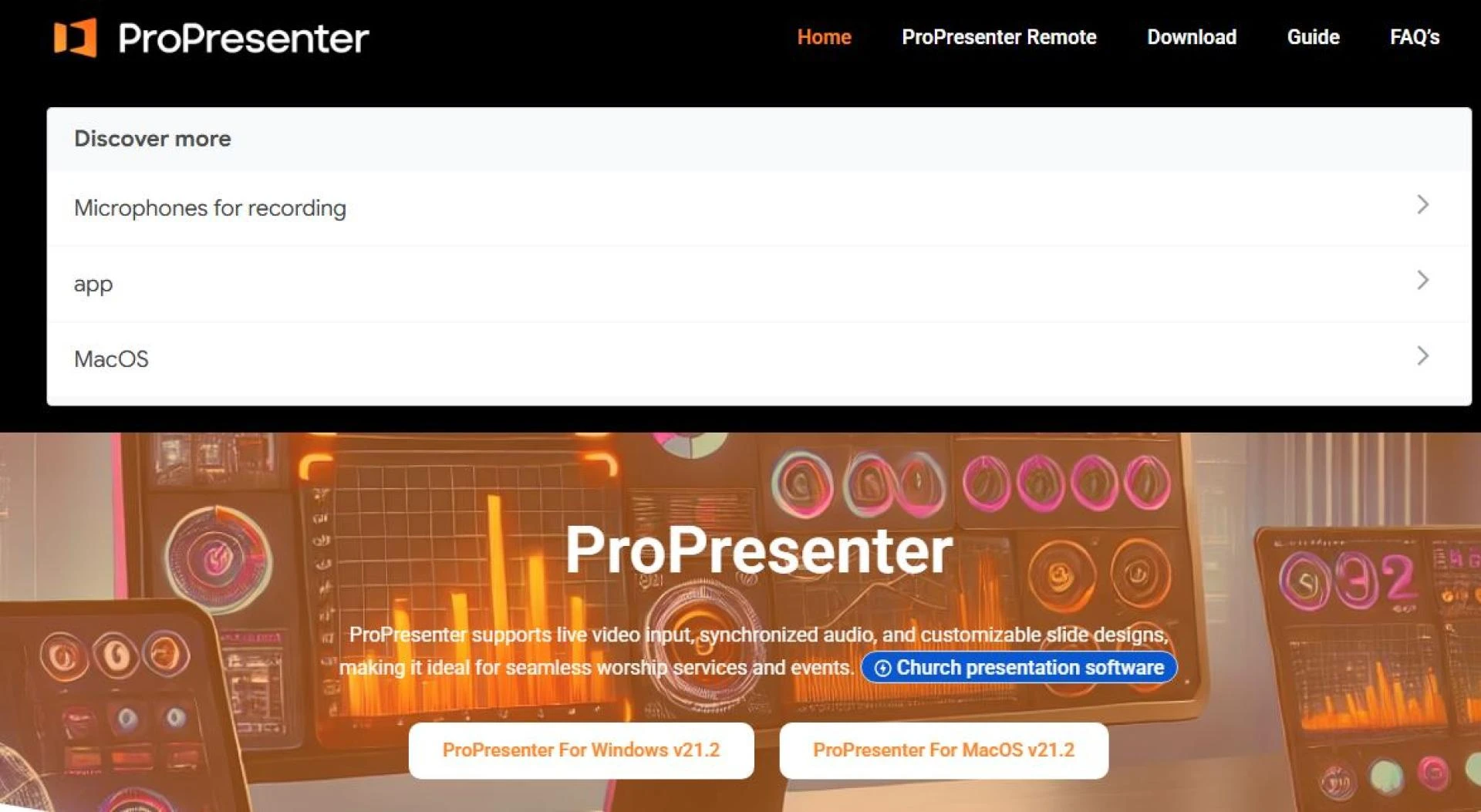 ProPresenter: The Go-To Presentation Software for Live Events