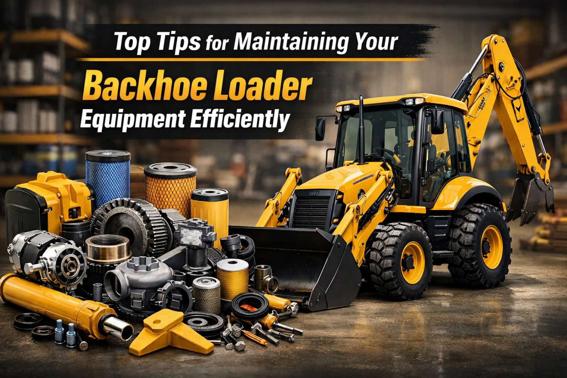 Top Tips for Maintaining Your Backhoe Loader Equipment Efficiently