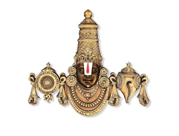 Invite Divine Elegance into Your Home with Tirupati Balaji Wall Hanging