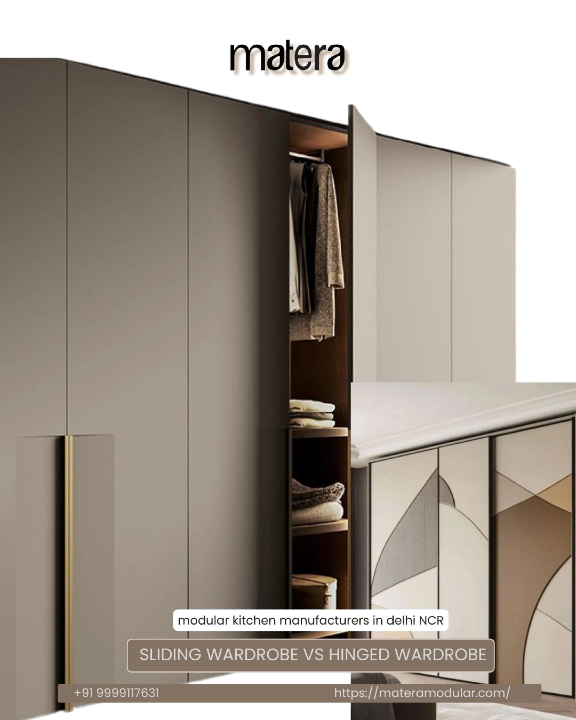Sliding Wardrobe vs Hinged Wardrobe: Benefits & Disadvantages
