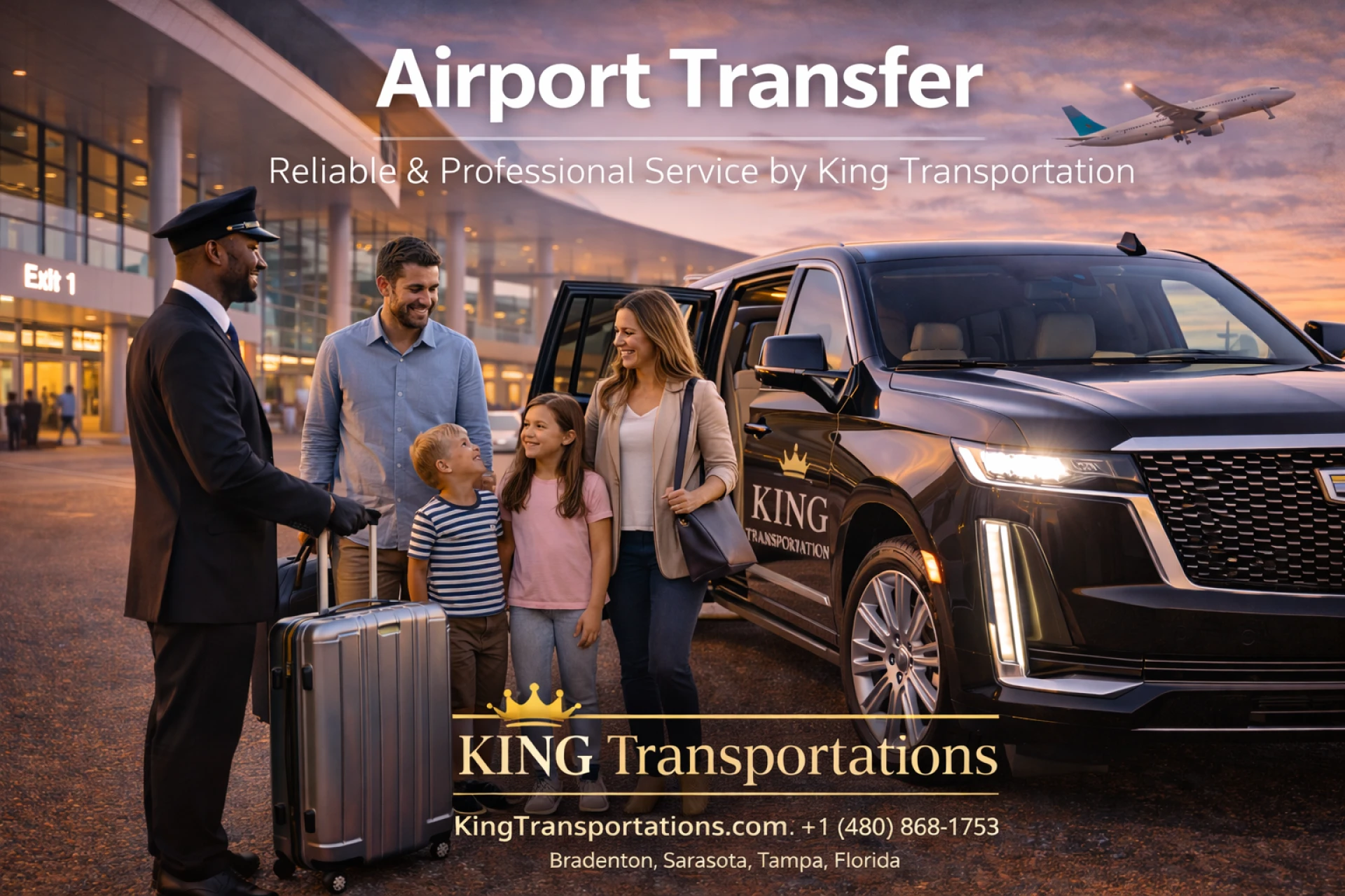 Airport Transfer in Bradenton and Sarasota: The Professional Standard for Stress-Free Travel with King Transportation