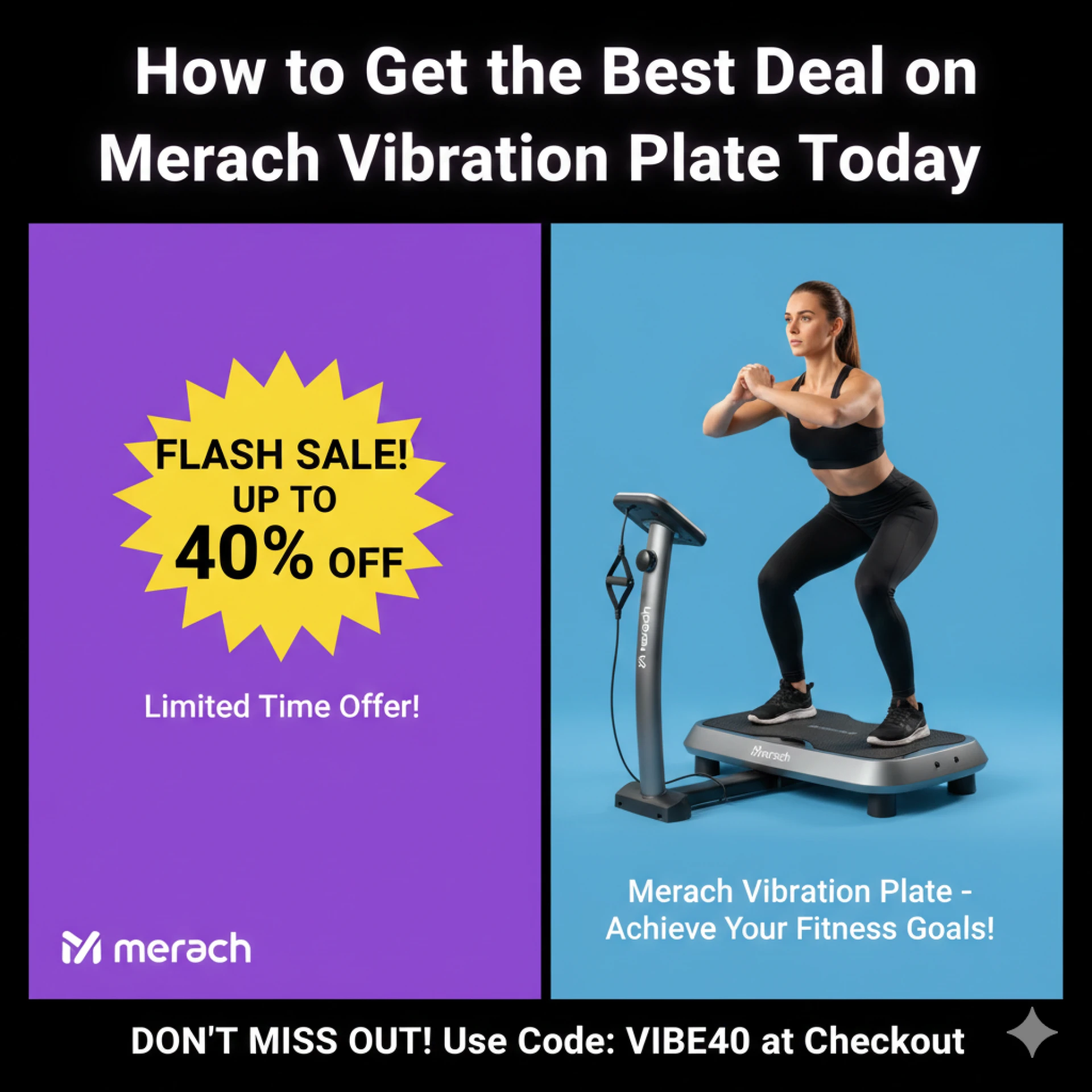 How to Get the Best Deal on Merach Vibration Plate Today