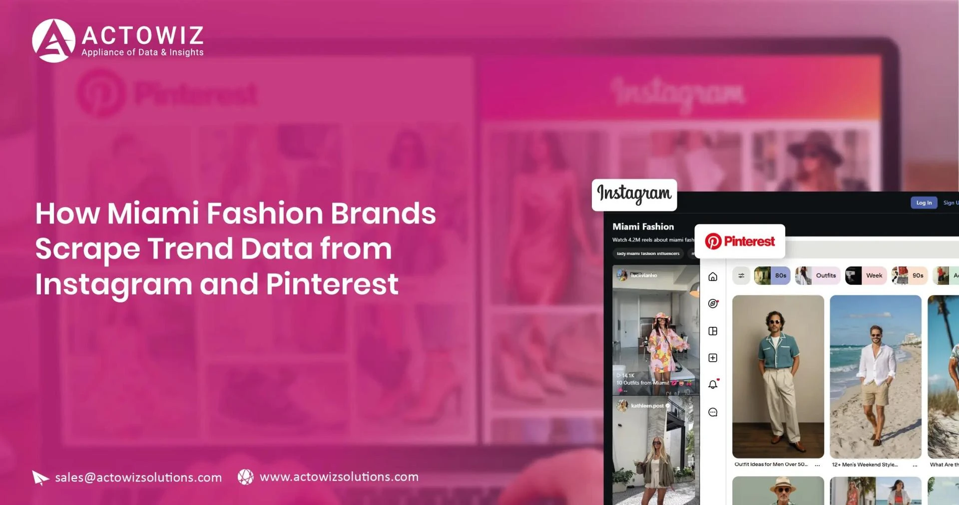 How Miami Fashion Brands Scrape Trend Data from Instagram & Pinterest
