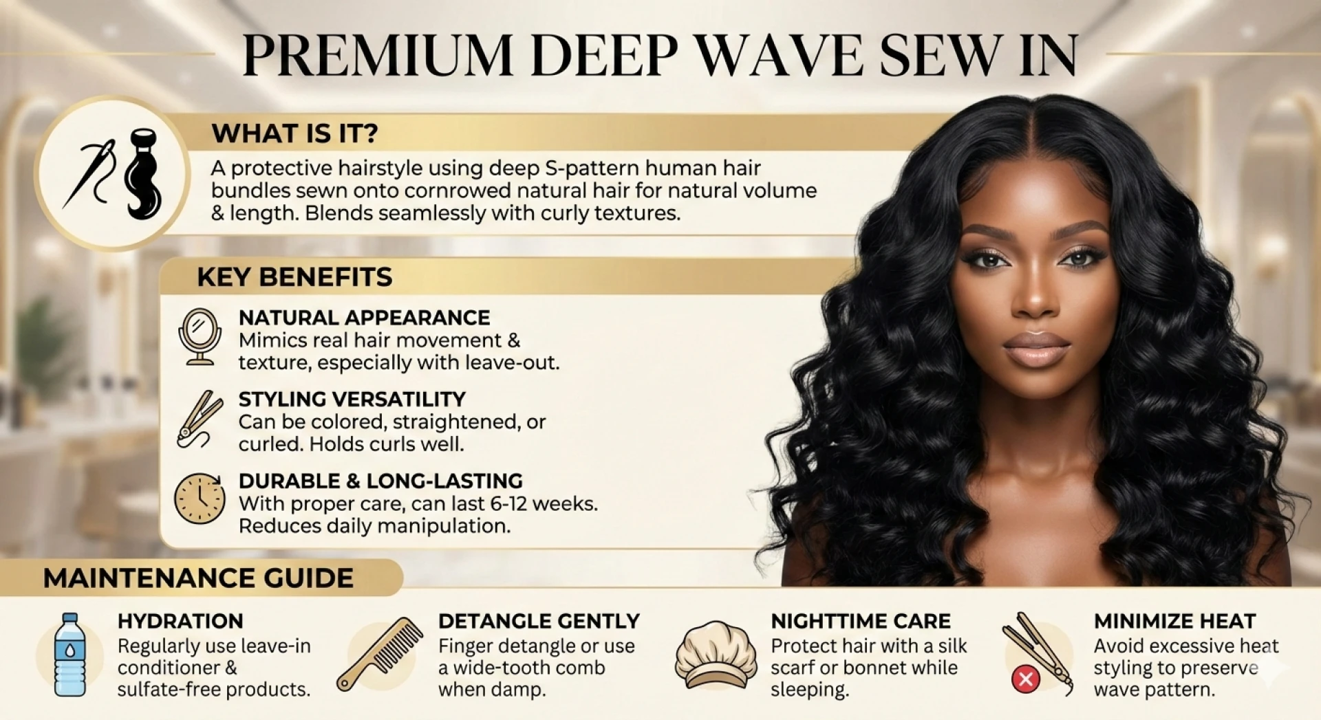 Deep Wave Hair: The Ultimate Guide to Volume, Texture, and Timeless Glam