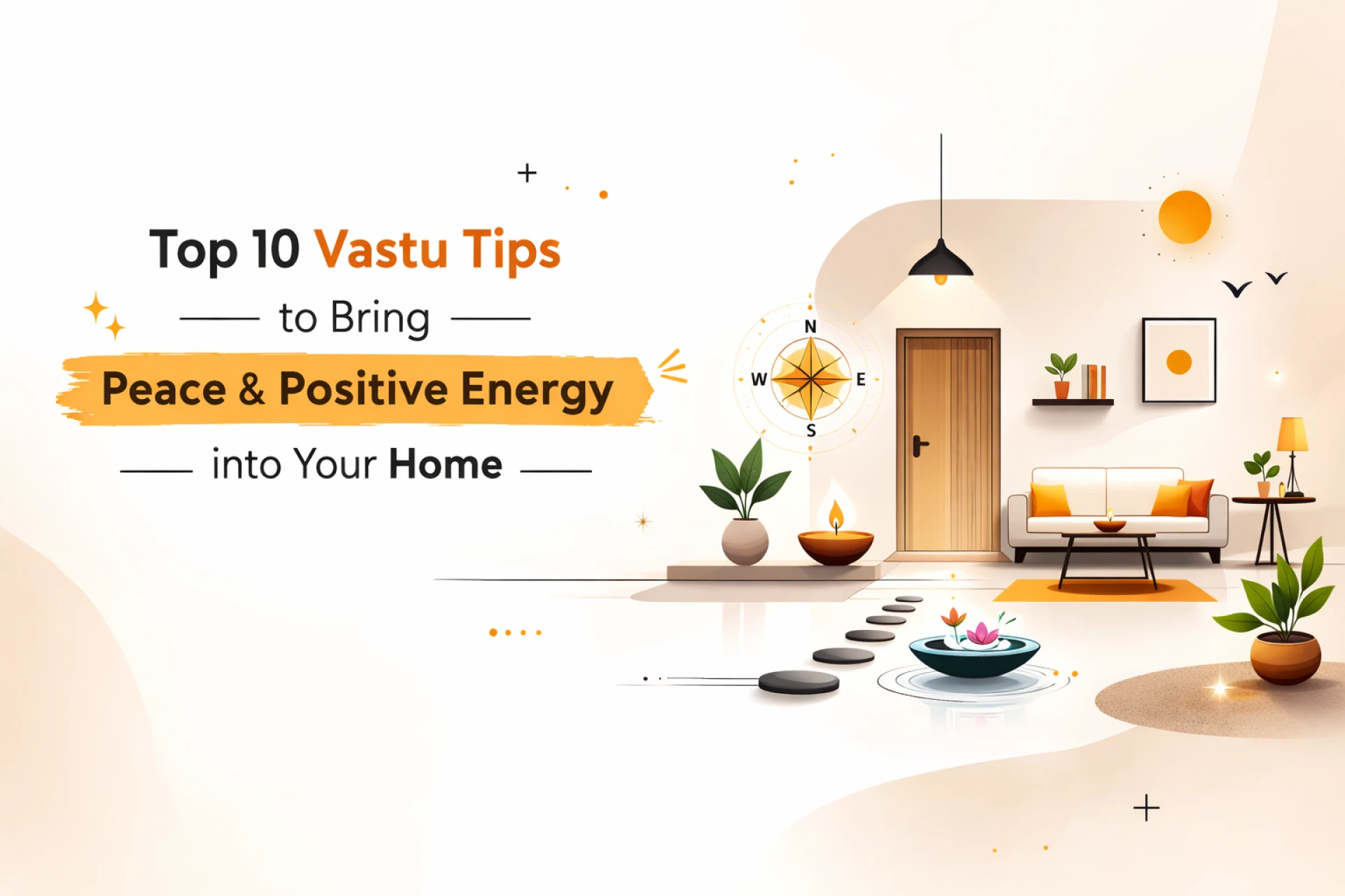 Top 10 Vastu Tips to Bring Peace & Positive Energy into Your Home