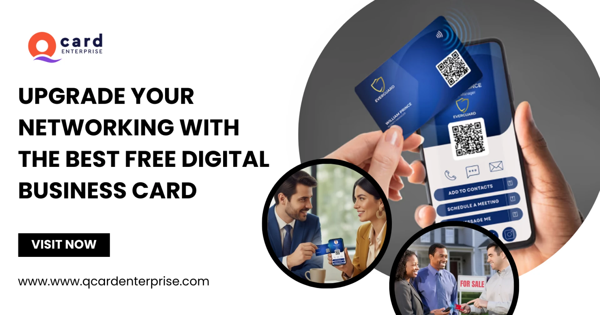 Smart Real Estate NFC Business Card for Modern Realtors