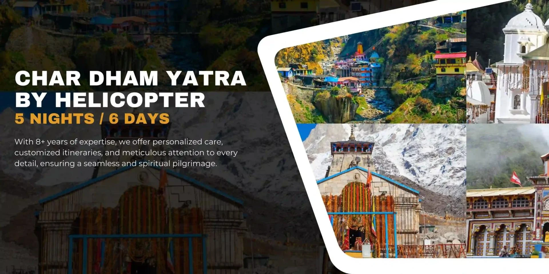 Travel Smart for Your Pilgrimage with a Premium Char Dham Yatra by Helicopter Package