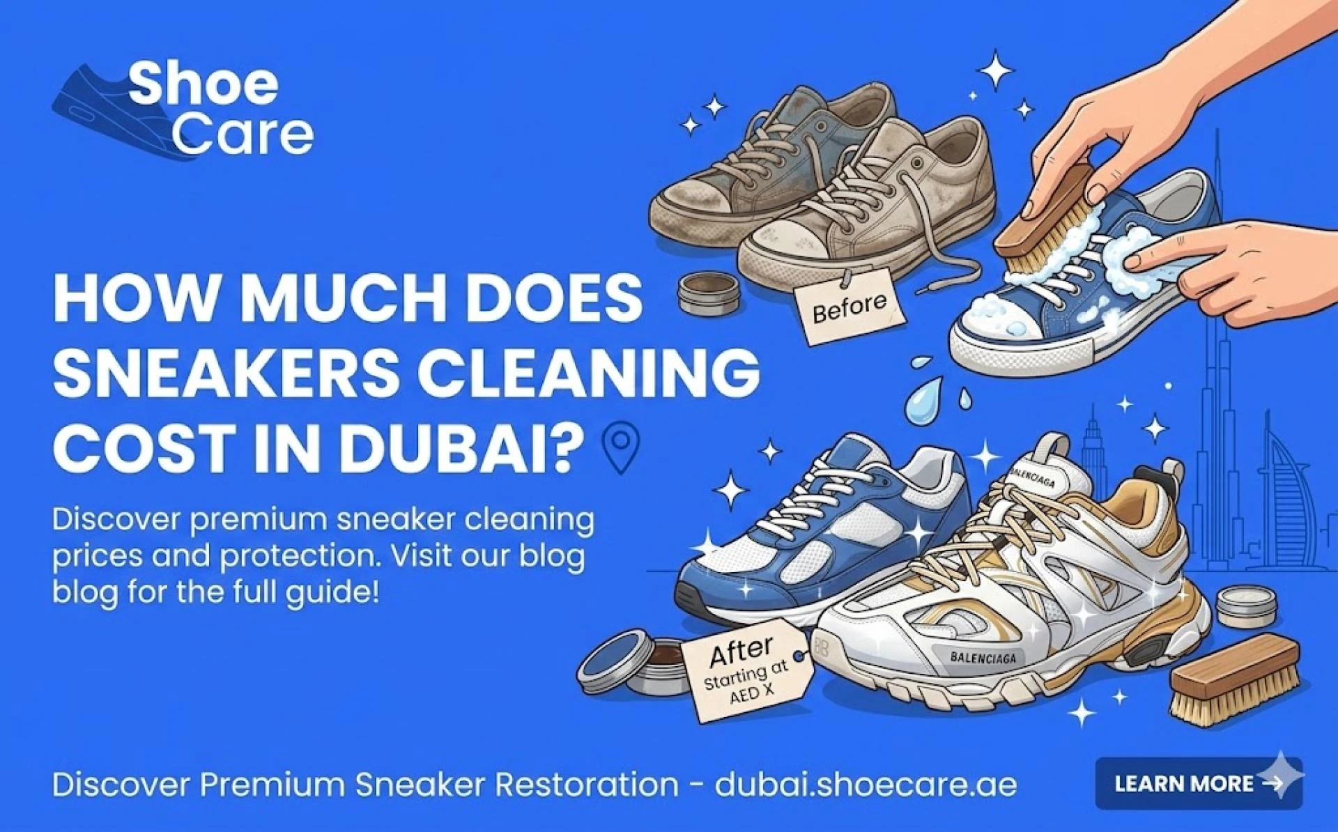 How Much Does Sneakers Cleaning Cost in Dubai?
