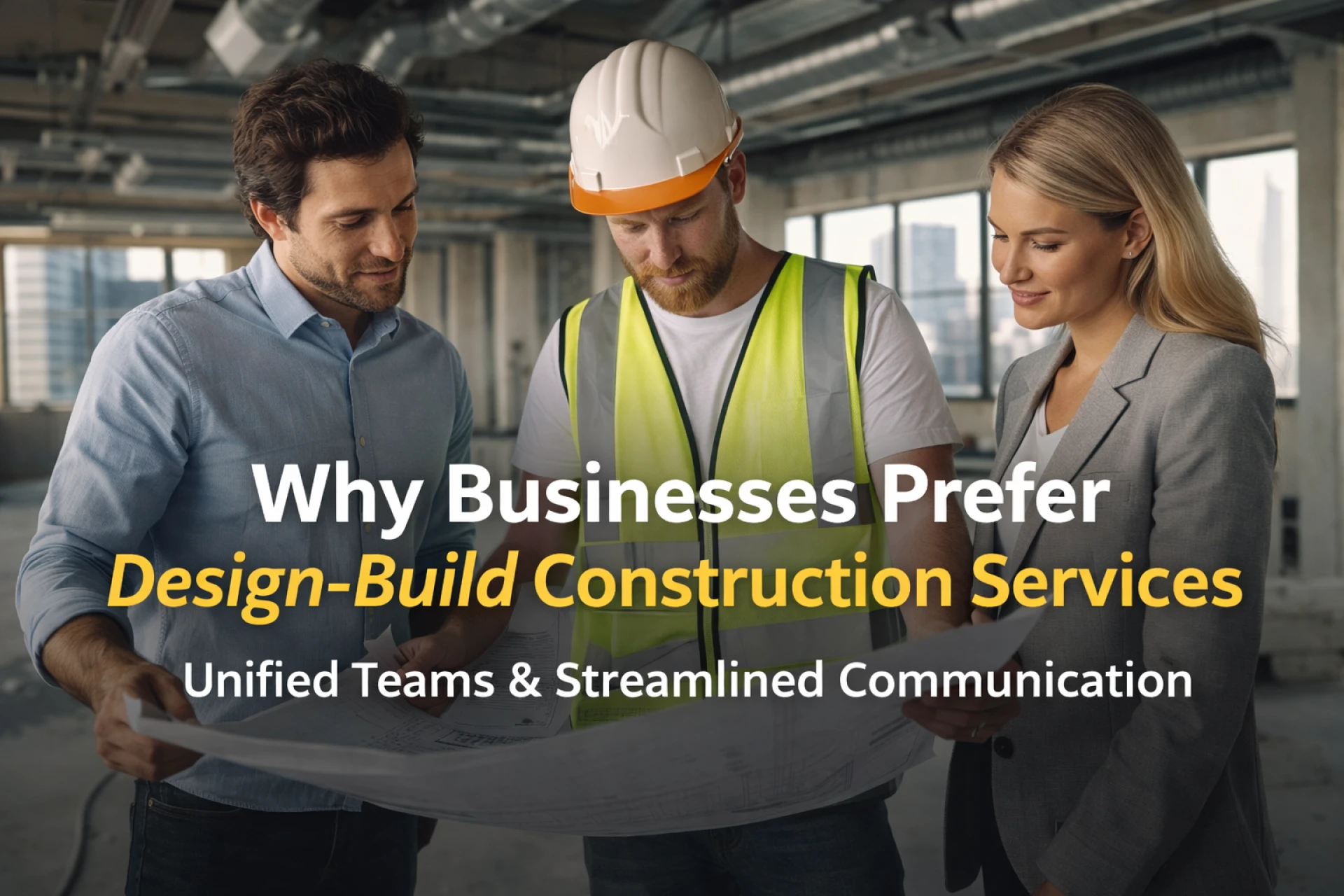 Why Businesses Prefer Design Build Construction Services