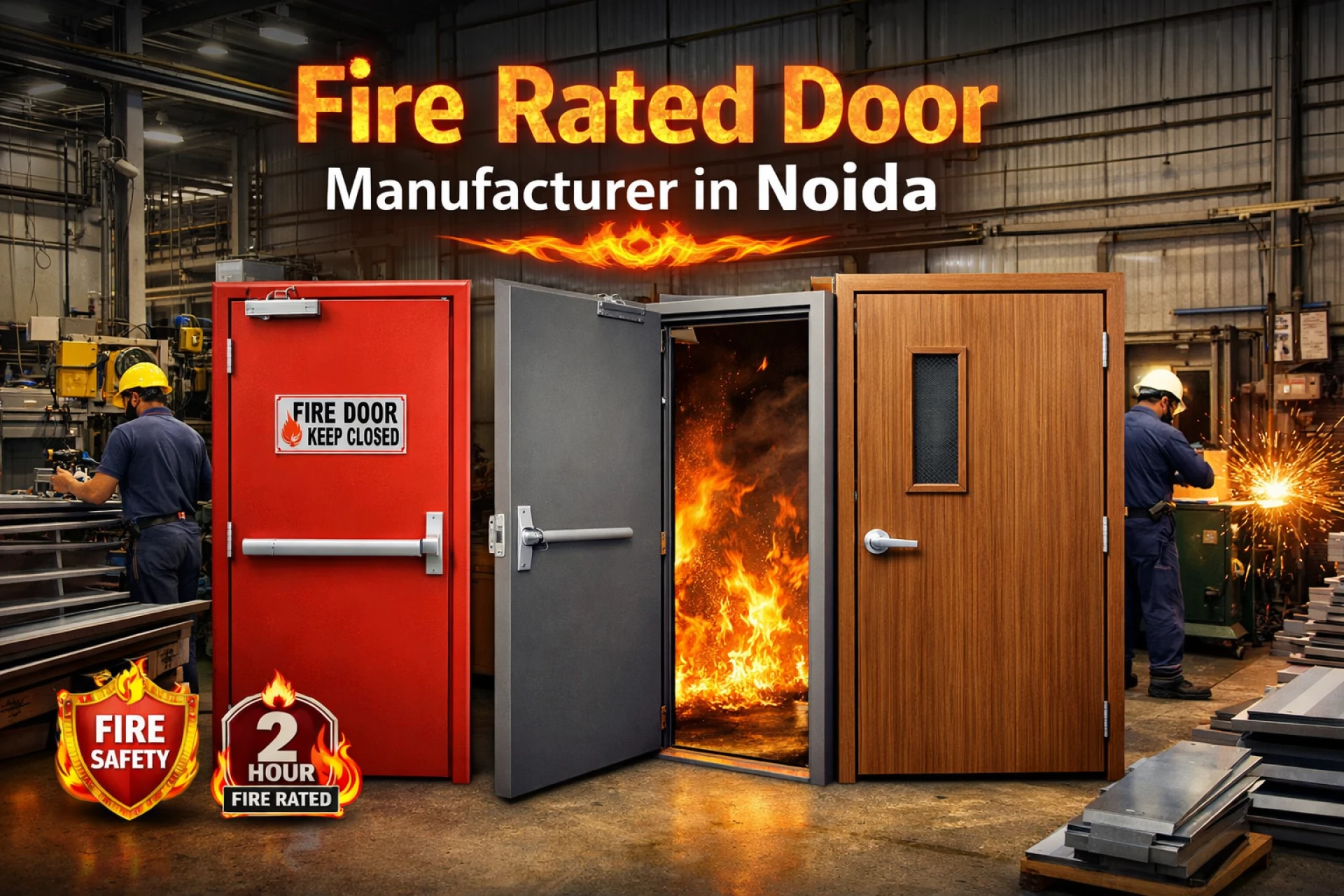 Fire Rated Door Manufacturer in Noida: Types, Benefits & Installation Guide