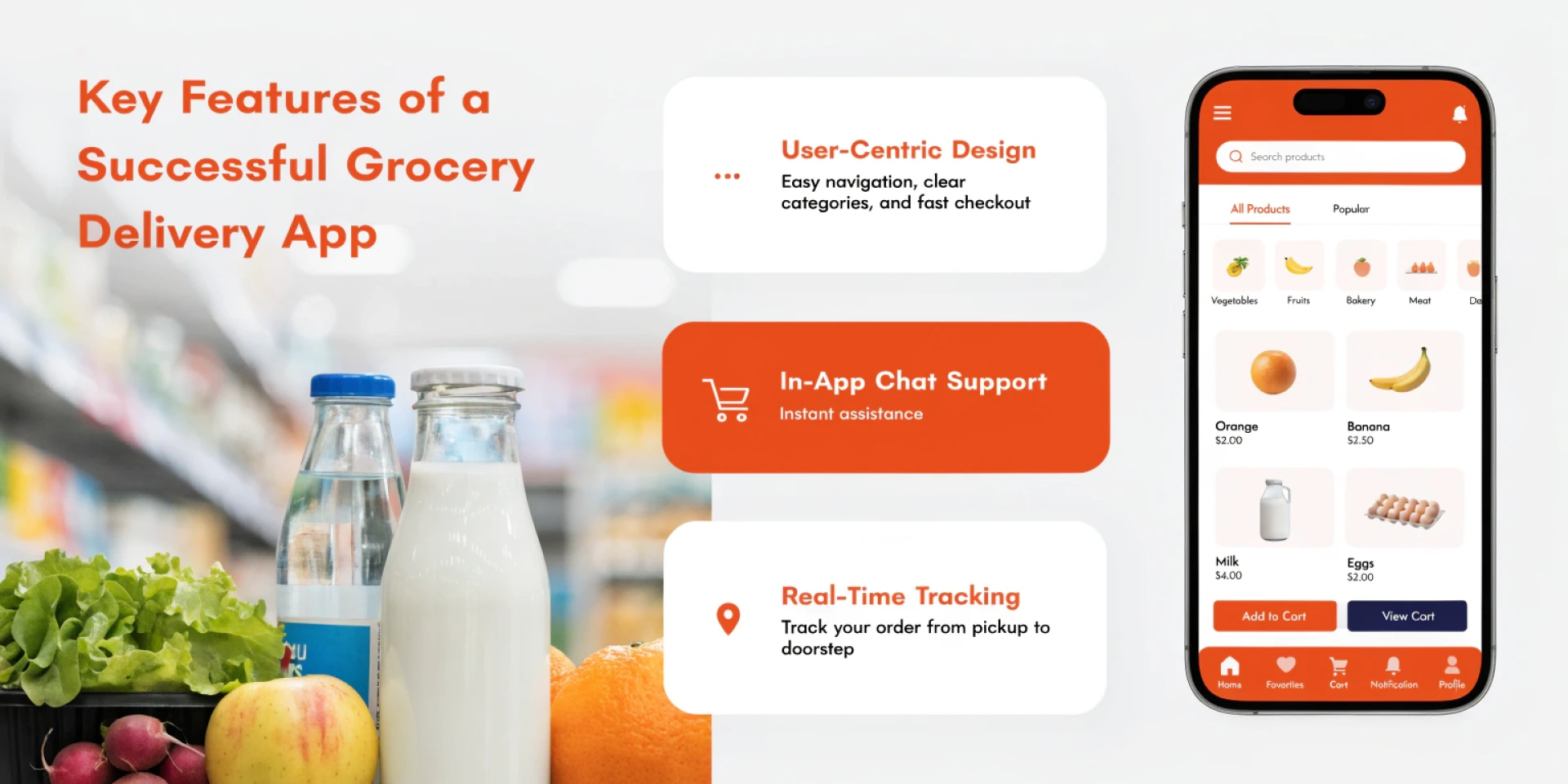 Key Features of a Successful Grocery Delivery App