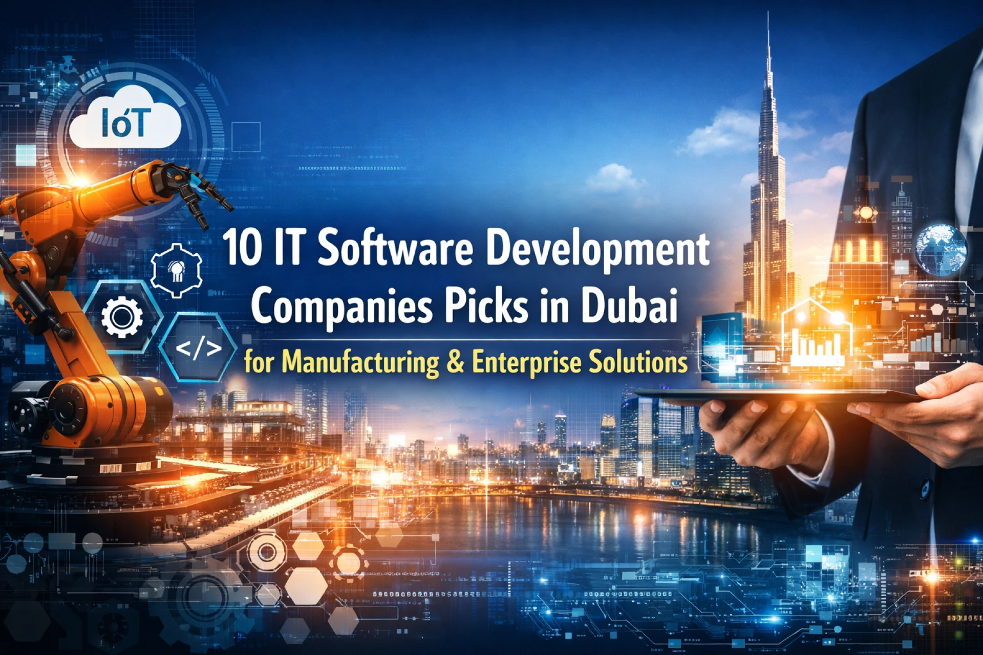 10 IT Software Development Companies Picks in Dubai for Manufacturing & Enterprise Solutions