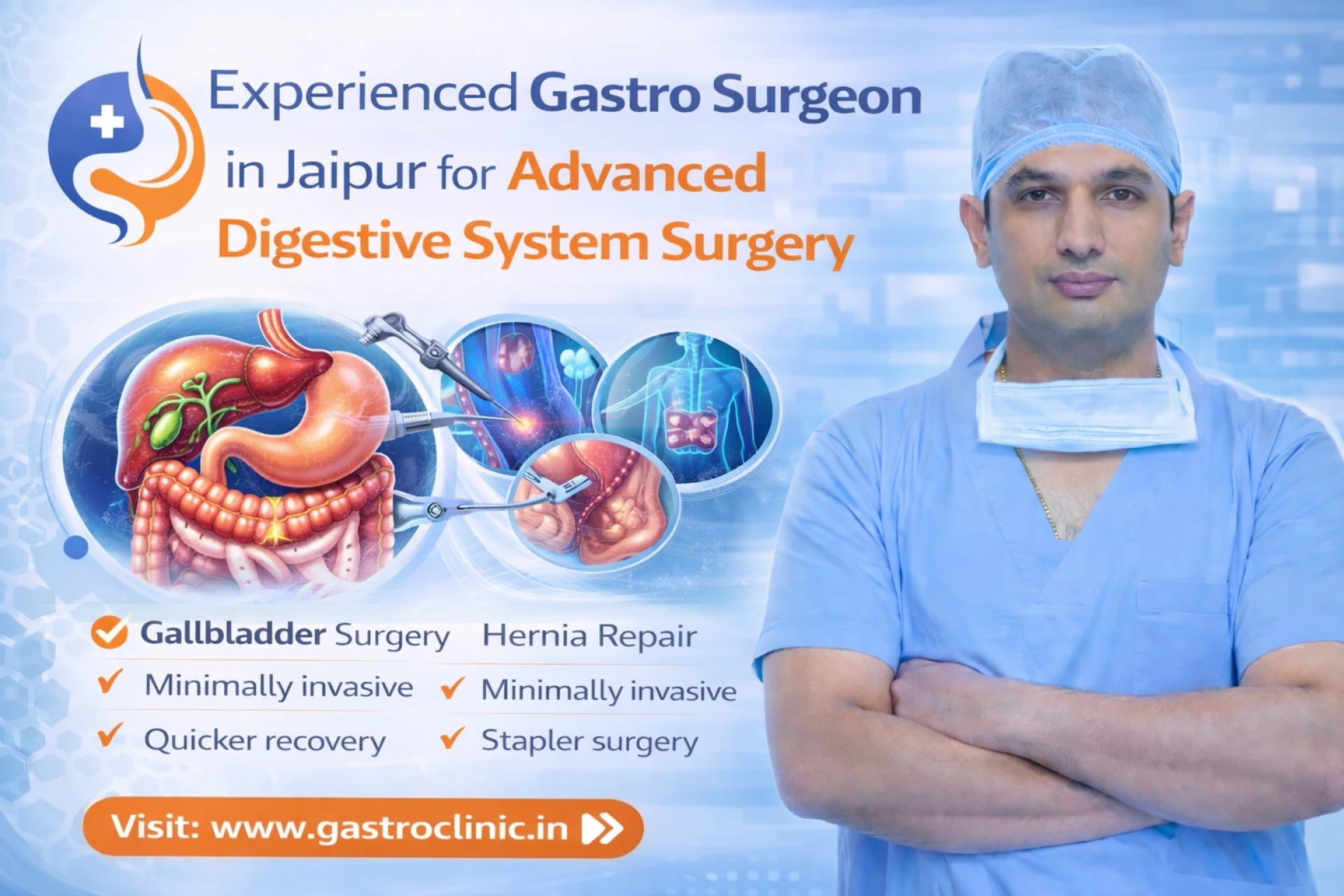 Experienced Gastro Surgeon in Jaipur for Advanced Digestive System Surgery