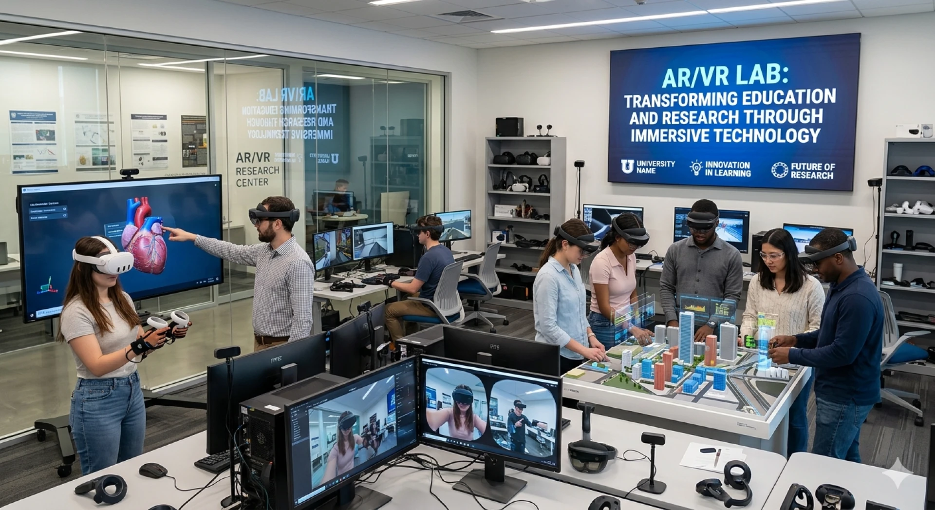 AR/VR Lab: Transforming Education and Research Through Immersive Technology