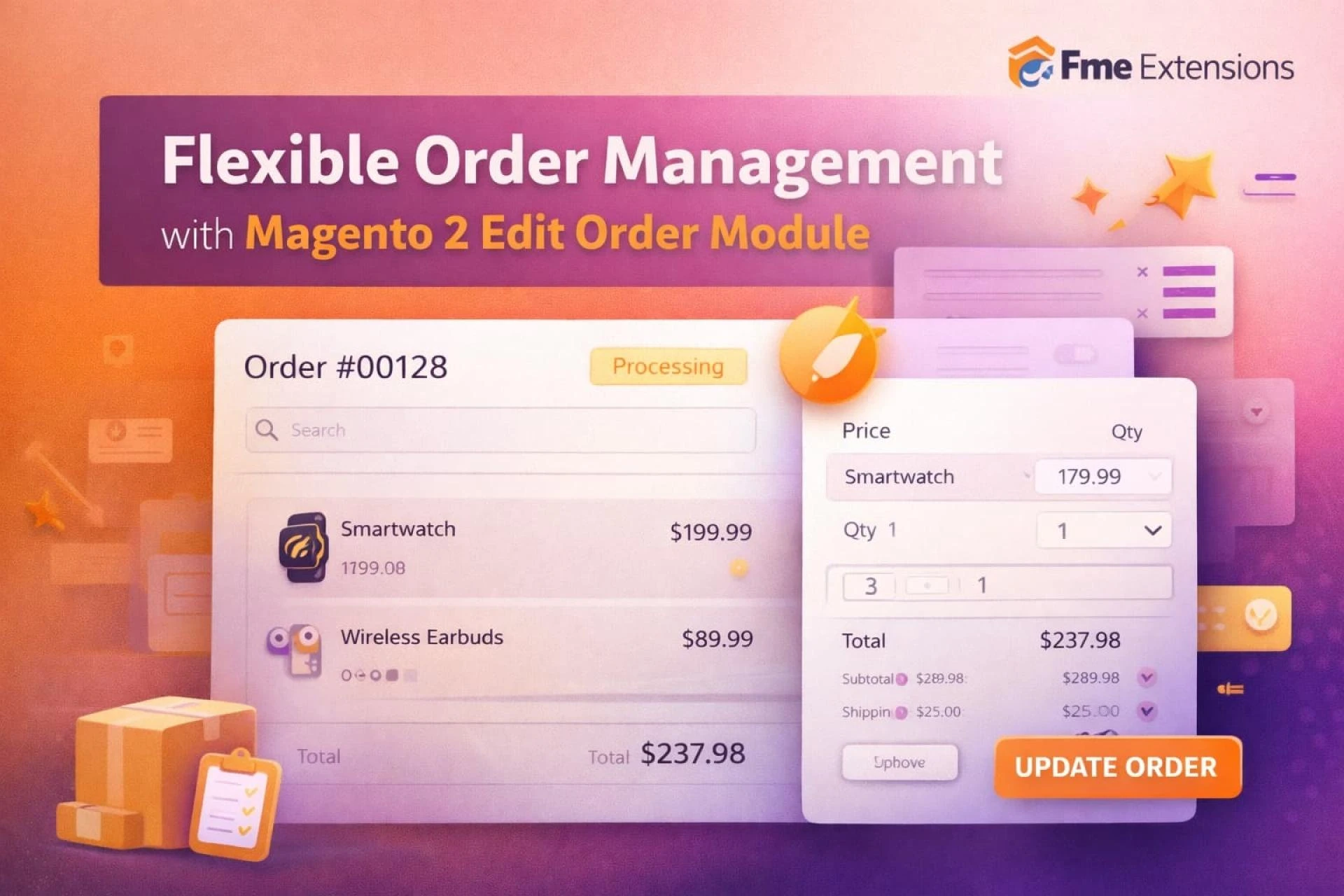 Flexible Order Management with Magento 2 Edit Order Module by FME Extensions