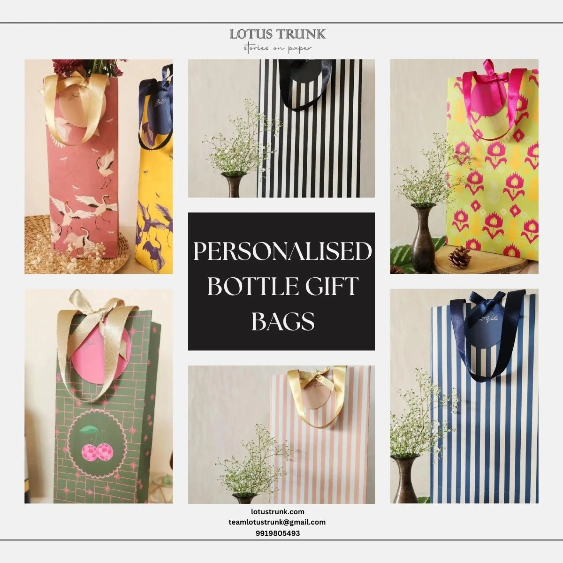 Personalised Bottle Gift Bags: Why Lotus Trunk Does It Best