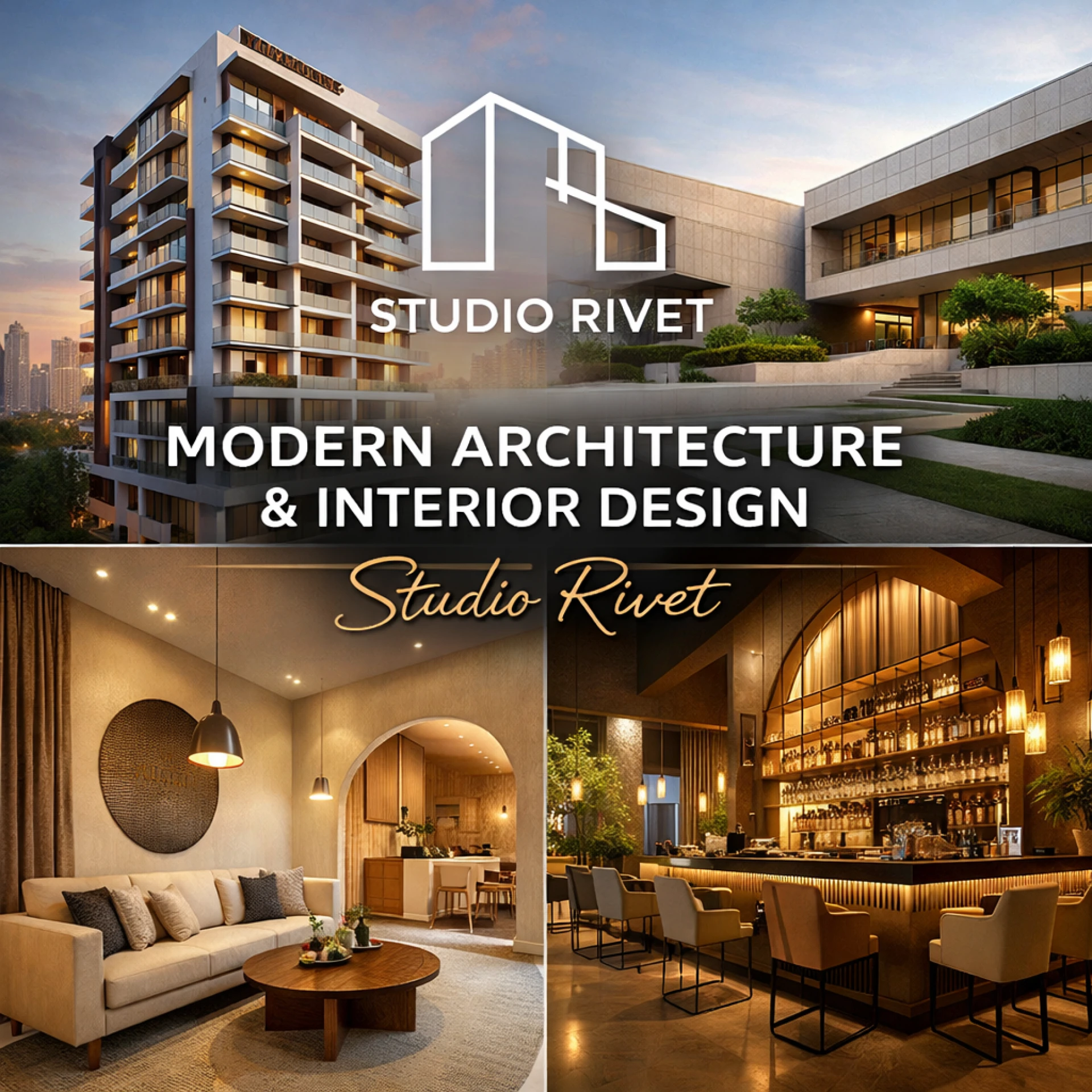 Modern Architecture and Interior Design by Studio Rivet