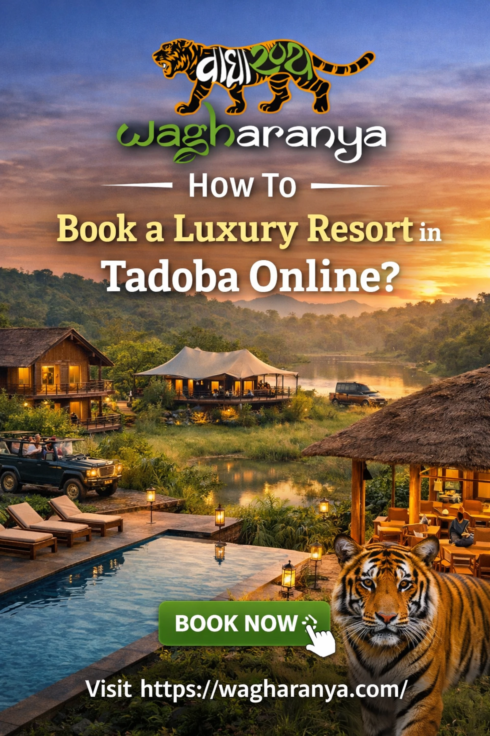 How to Book a Luxury Resort in Tadoba Online?