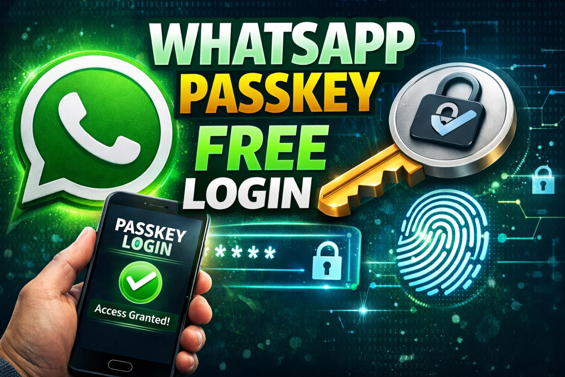Secure Your WhatsApp: Activate Passkey for Password-Free Access