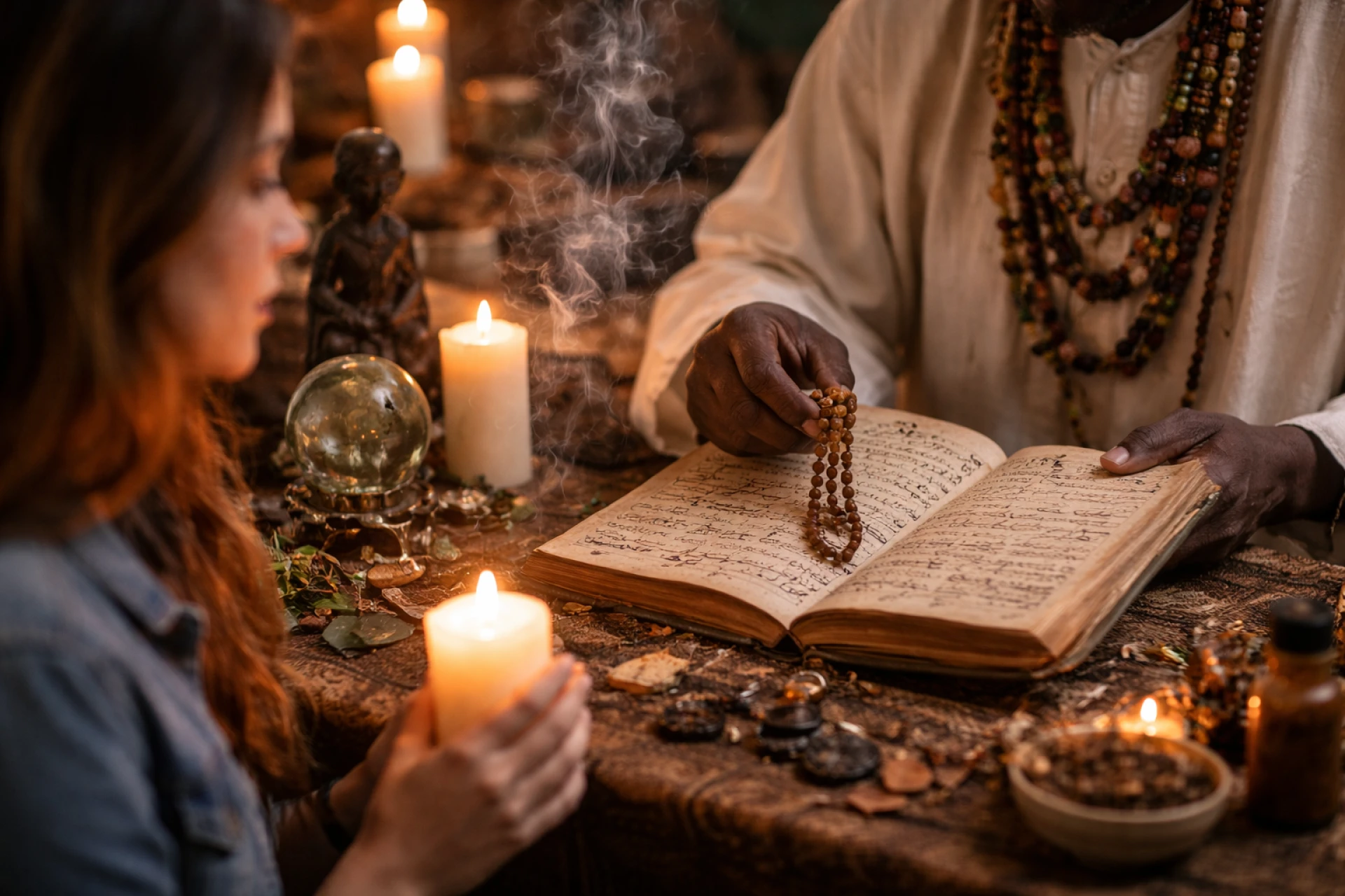 Quand l’amour, la chance et le bonheur semblent loin, la sagesse d’un marabout africain peut ouvrir de nouvelles portes