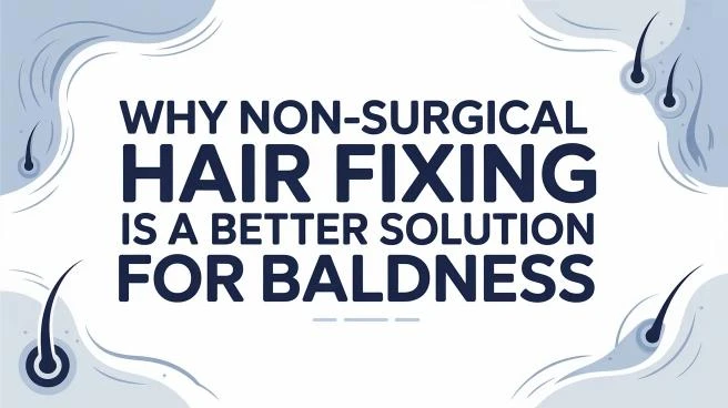 Why Non-Surgical Hair Fixing Is a Better Solution for Baldness