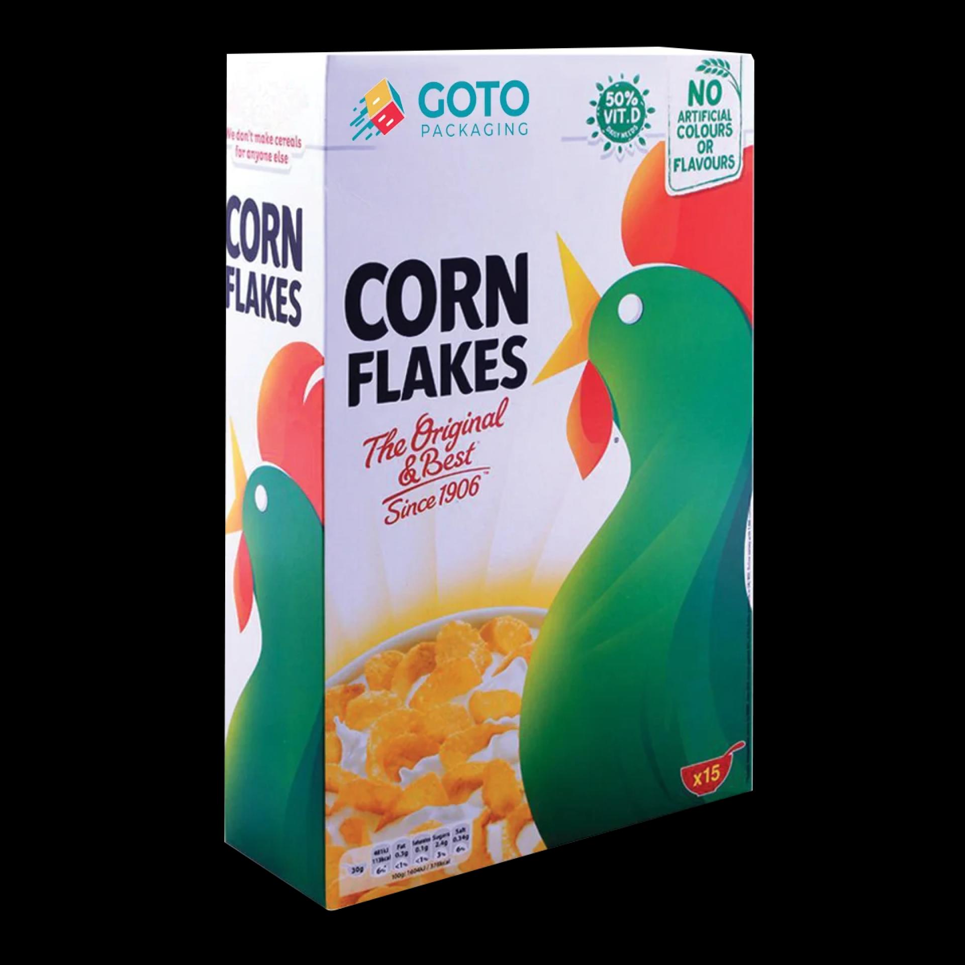 Corn Flakes Cereal Box: Packaging That Protects Freshness and Strengthens Brand Identity