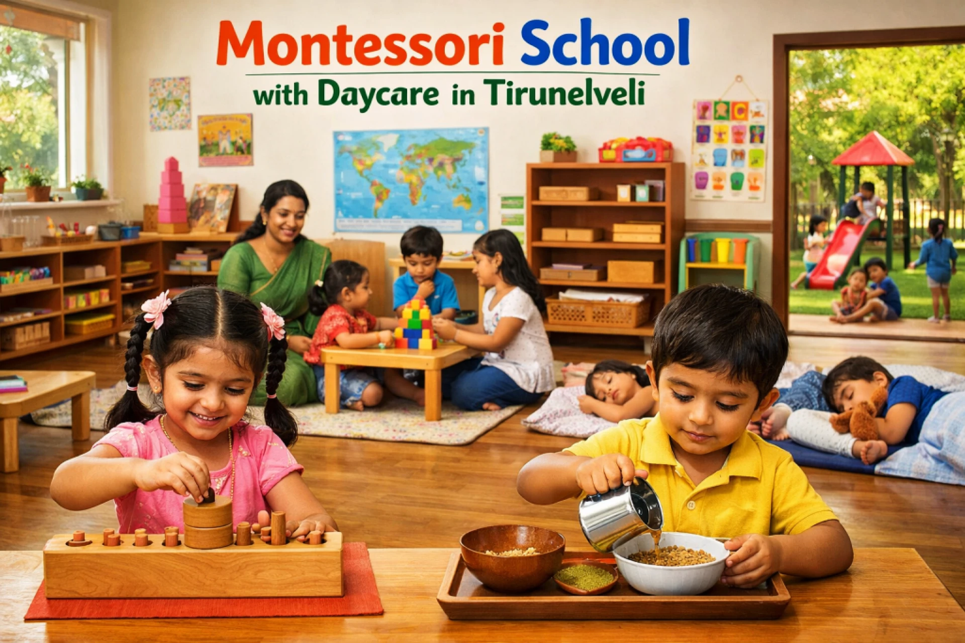 Benefits of Montessori School with Daycare in Tirunelveli