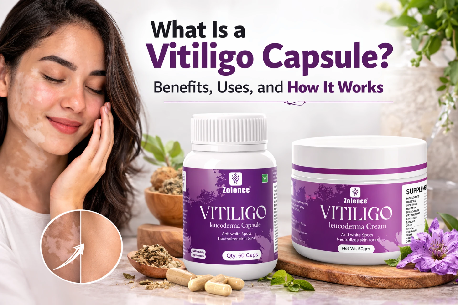 What Is a Vitiligo Capsule? Benefits, Uses, and How It Works Title