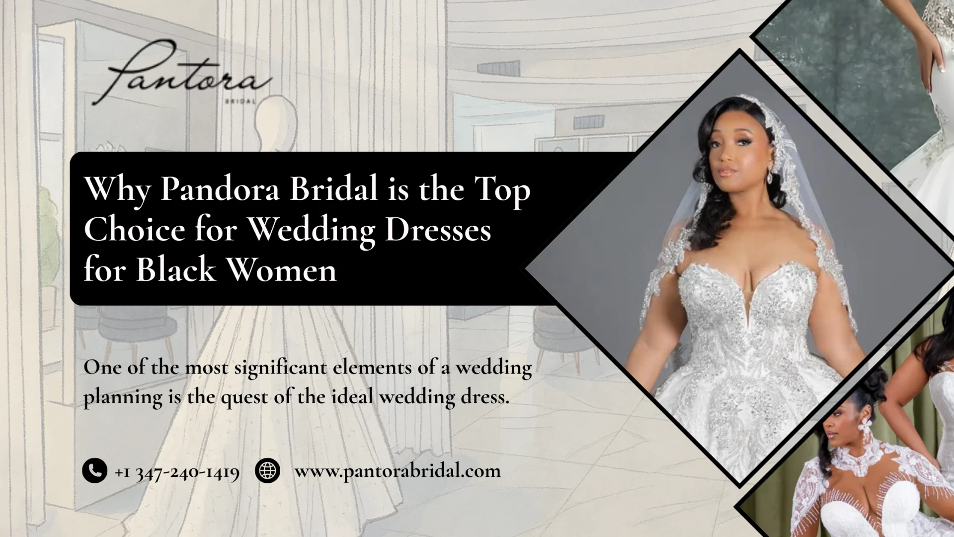 Why Pandora Bridal is the Top Choice for Wedding Dresses for Black Women