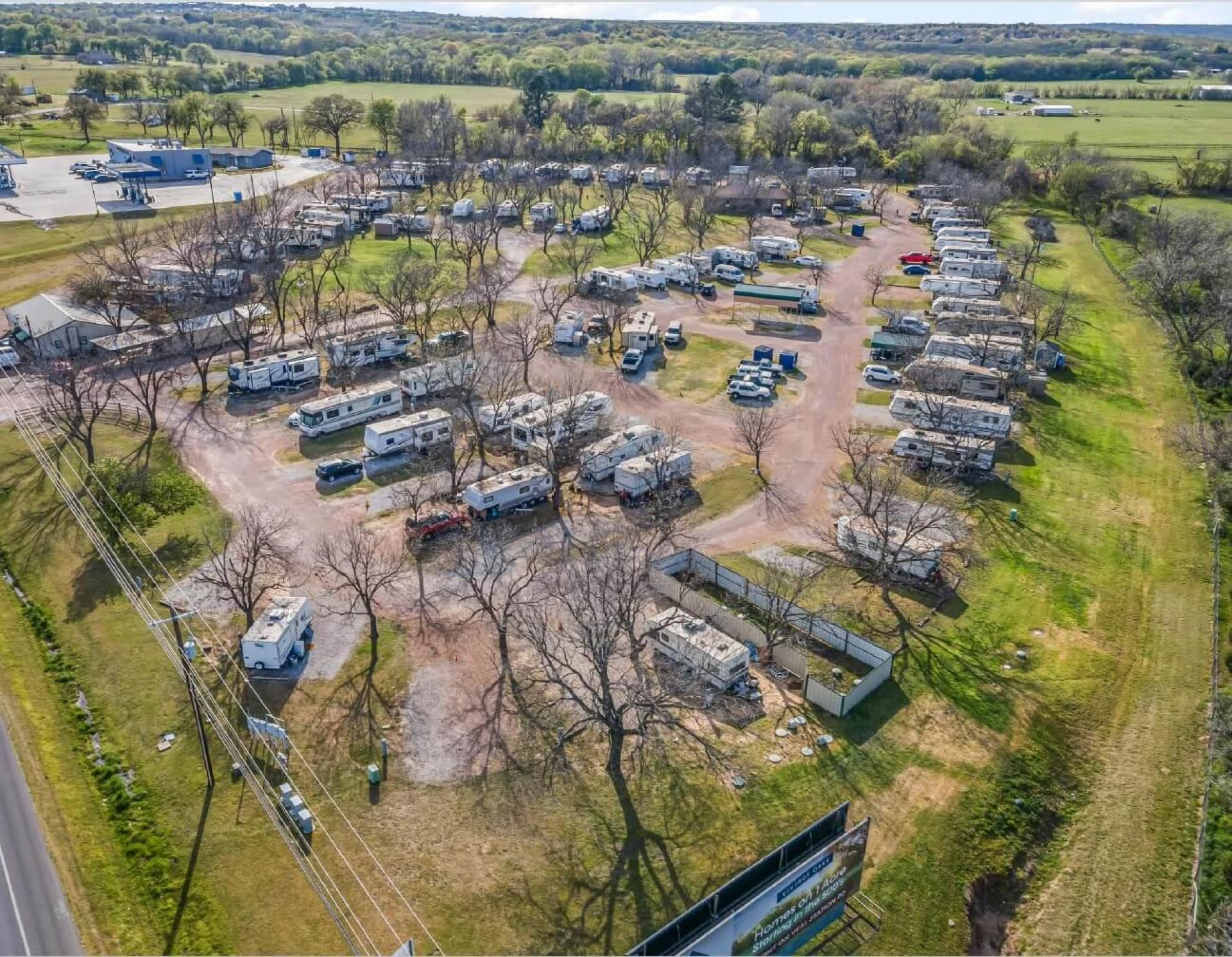 Full Hookup RV Sites in Azle TX with Quiet Long-Term Options