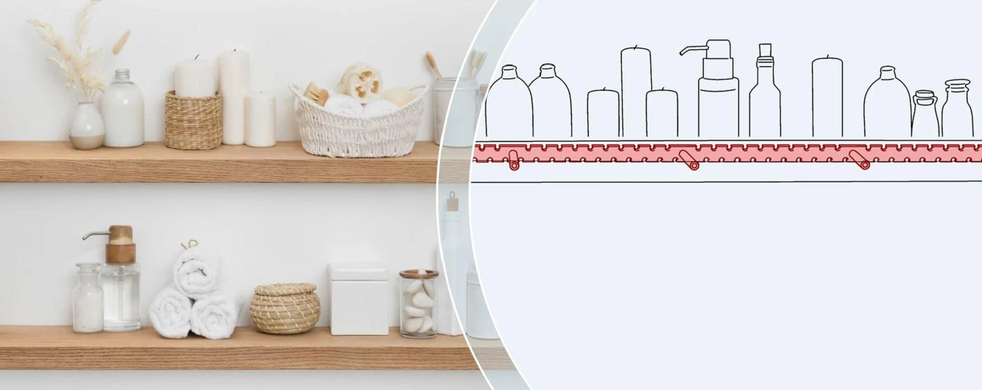 Experience Thoughtfully Designed Floating Shelves for your Modern Kitchen