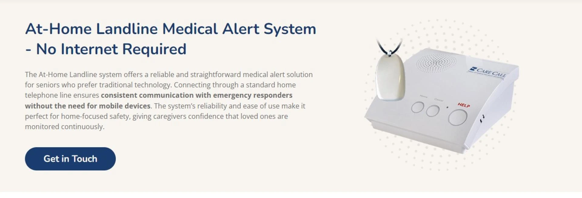 Stay protected with reliable medical alert systems with landline options.