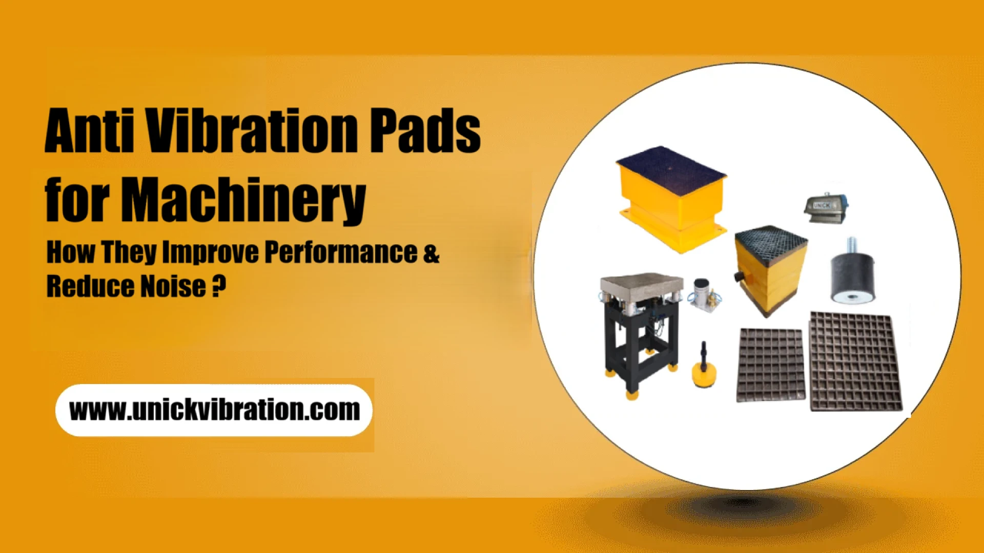 Anti Vibration Pads for Machinery: How They Improve Performance & Reduce Noise