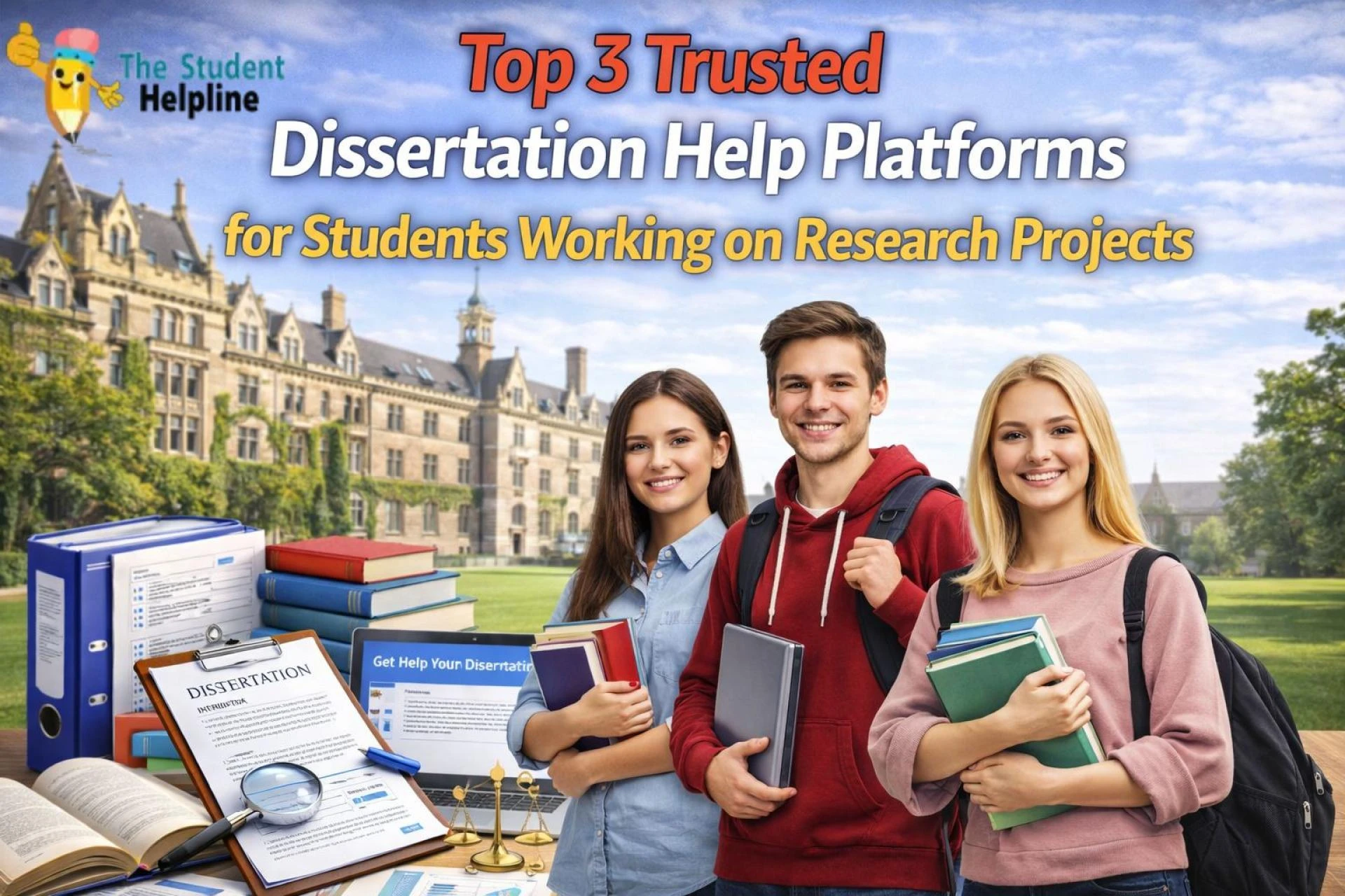 Top 3 Trusted Dissertation Help Platforms for Students Working on Research Projects