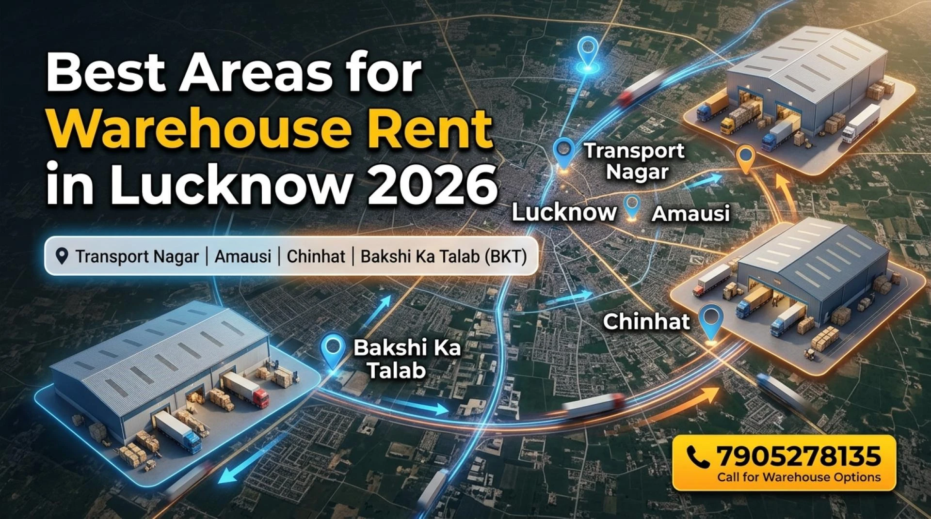 Best Affordable Warehouse Areas in Lucknow for Small Businesses — 2026 Guide