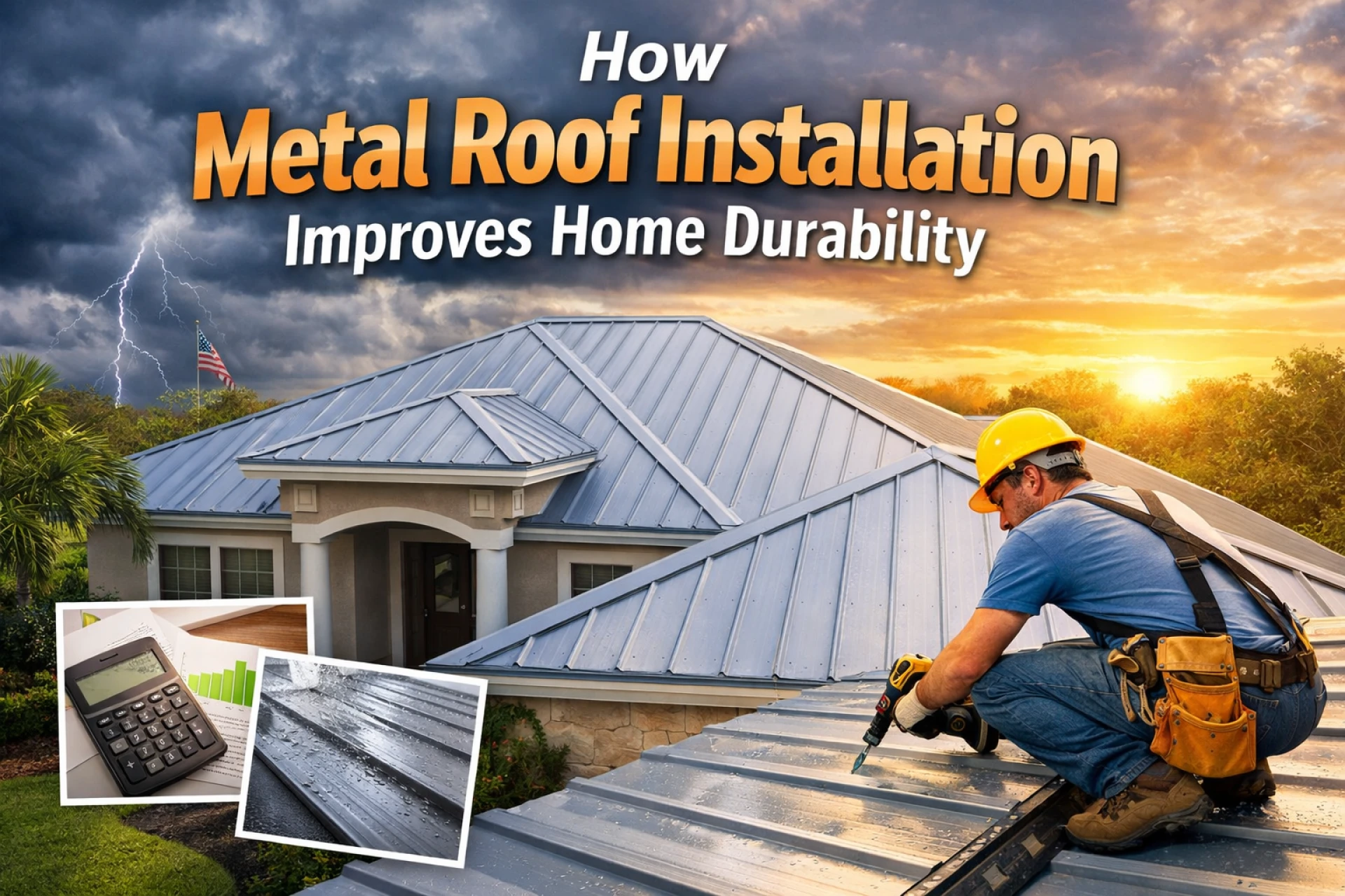 How Metal Roof Installation Improves Home Durability