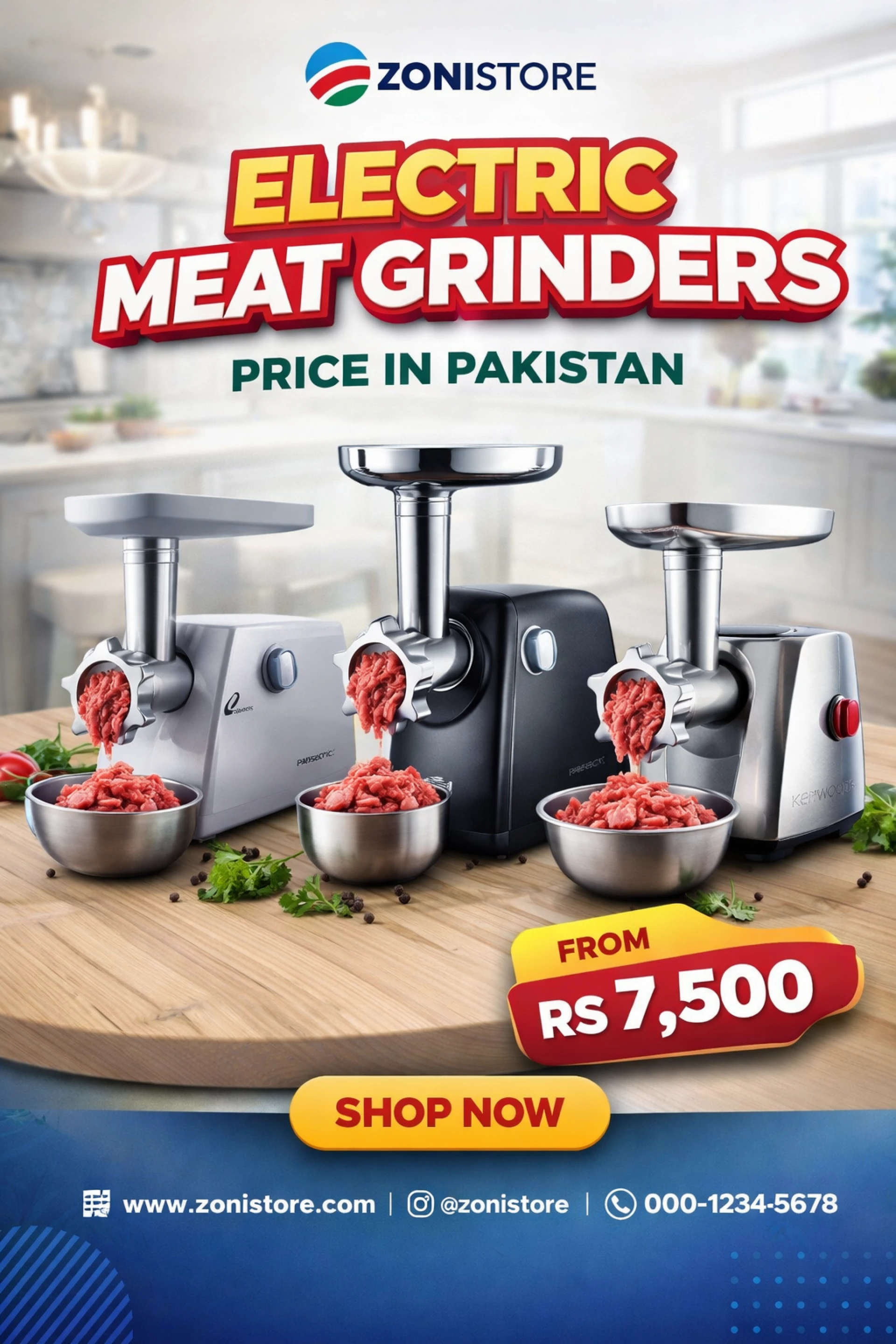 Electric Meat Grinders Price in Pakistan – Complete Buying Guide by Zonistroe