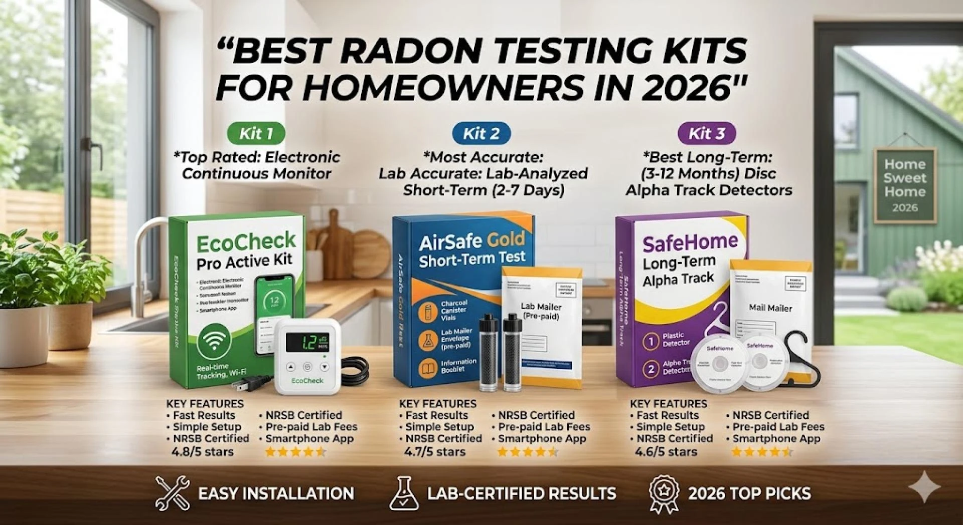 Best Radon Testing Kits for Homeowners in 2026