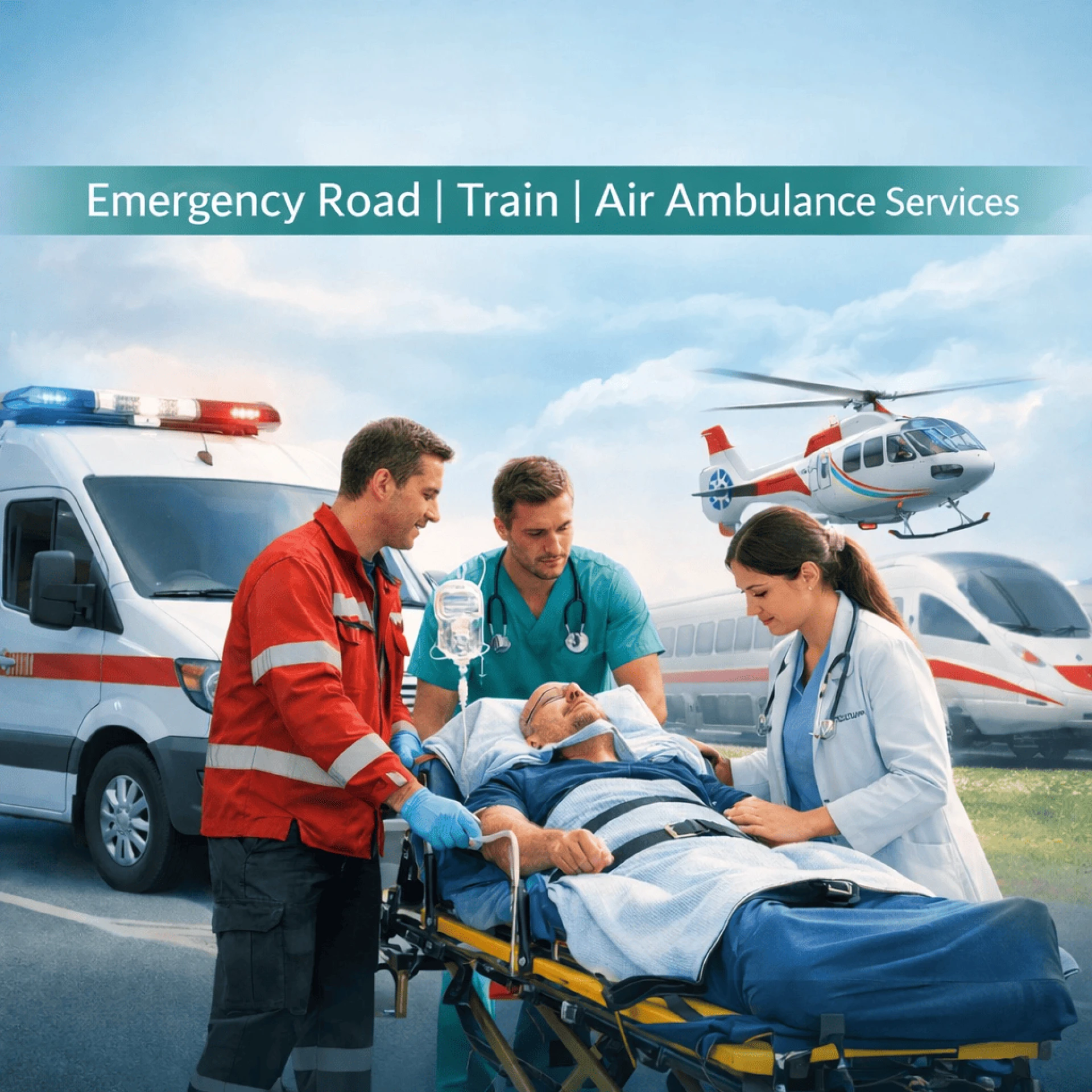 Best Train Ambulance Service in Patna | Safe & Affordable Medical Transport