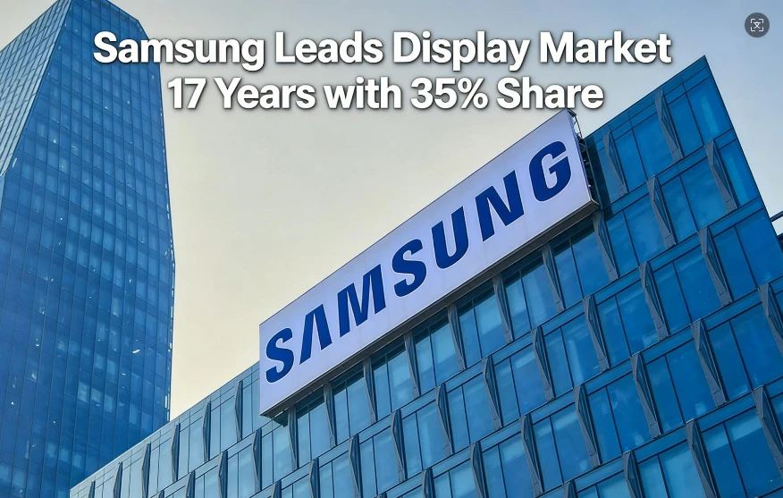 Draft: My PoSamsung Leads Display Market 17 Years with 35% Sharest Title