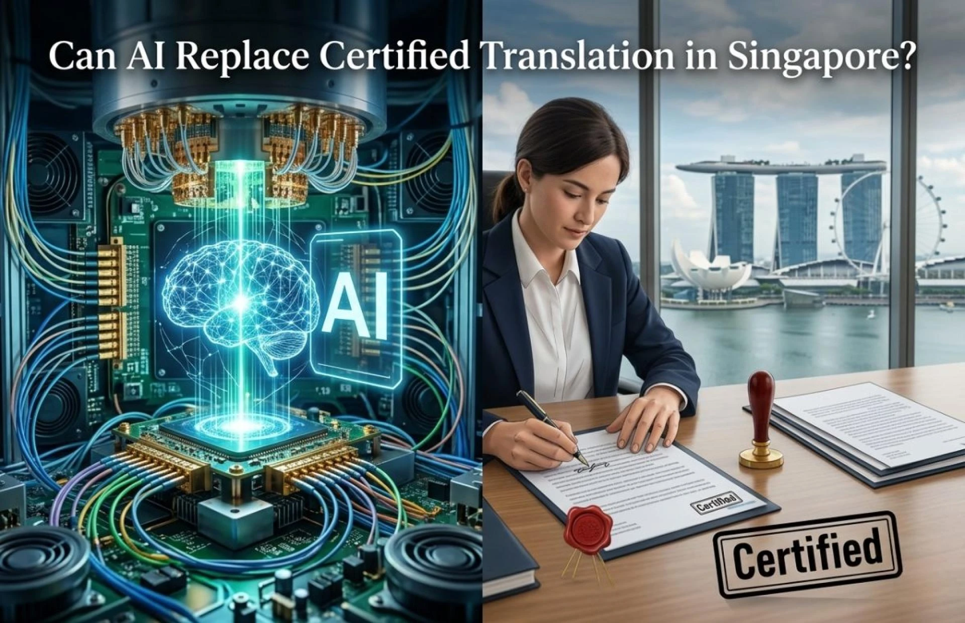 Can AI Replace Certified Translation in Singapore? The Legal Truth in 2026